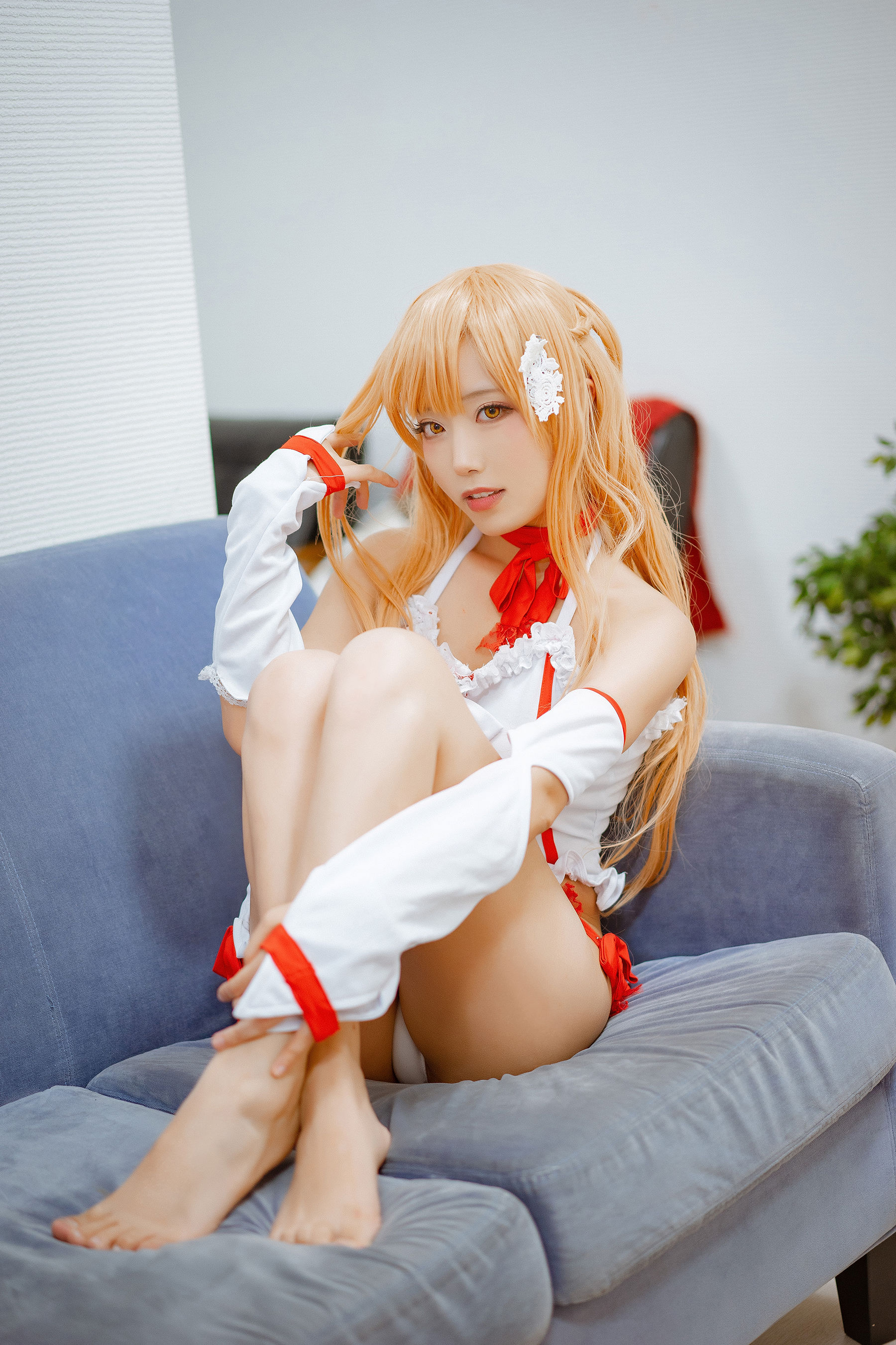 [Cosplay] 动漫博主切切celia - 亚丝娜内衣/(24P)