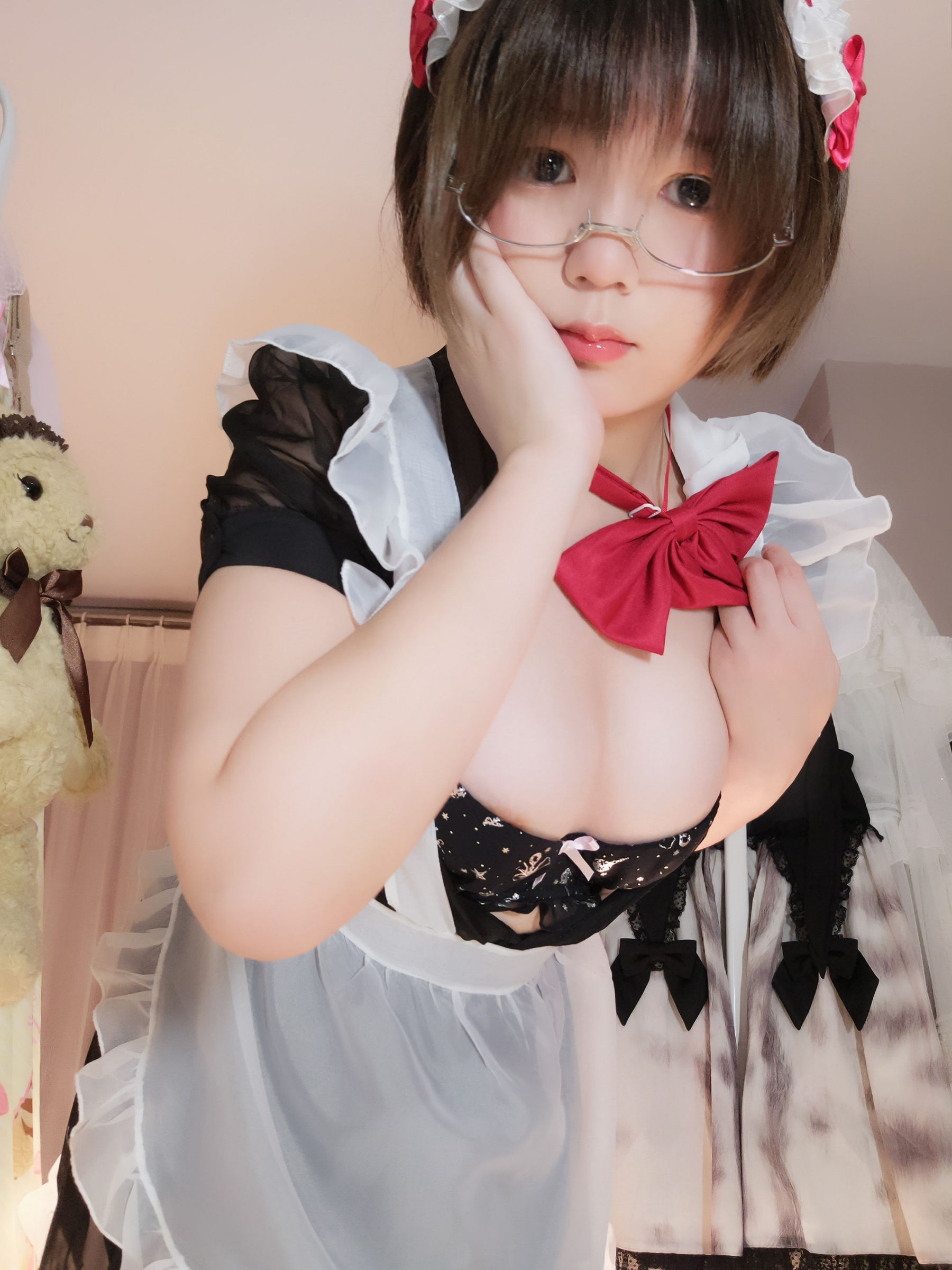 [Cosplay] きょう肉肉 Vol.25 セクシーなメイド/(25P)