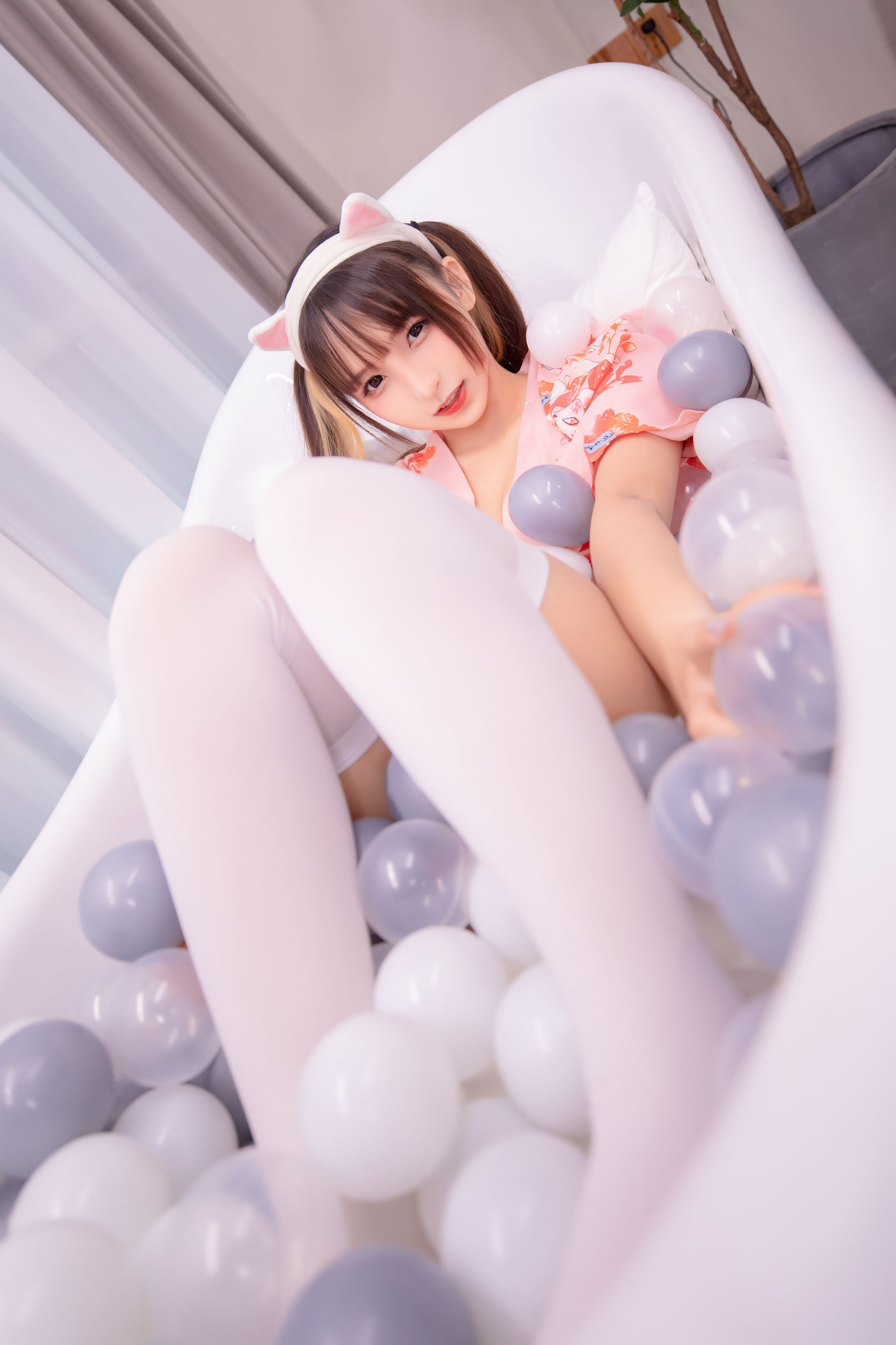 [Cosplay] 萝莉神楽板真冬之ガールズパフェ - 雪糕少女/(150P)