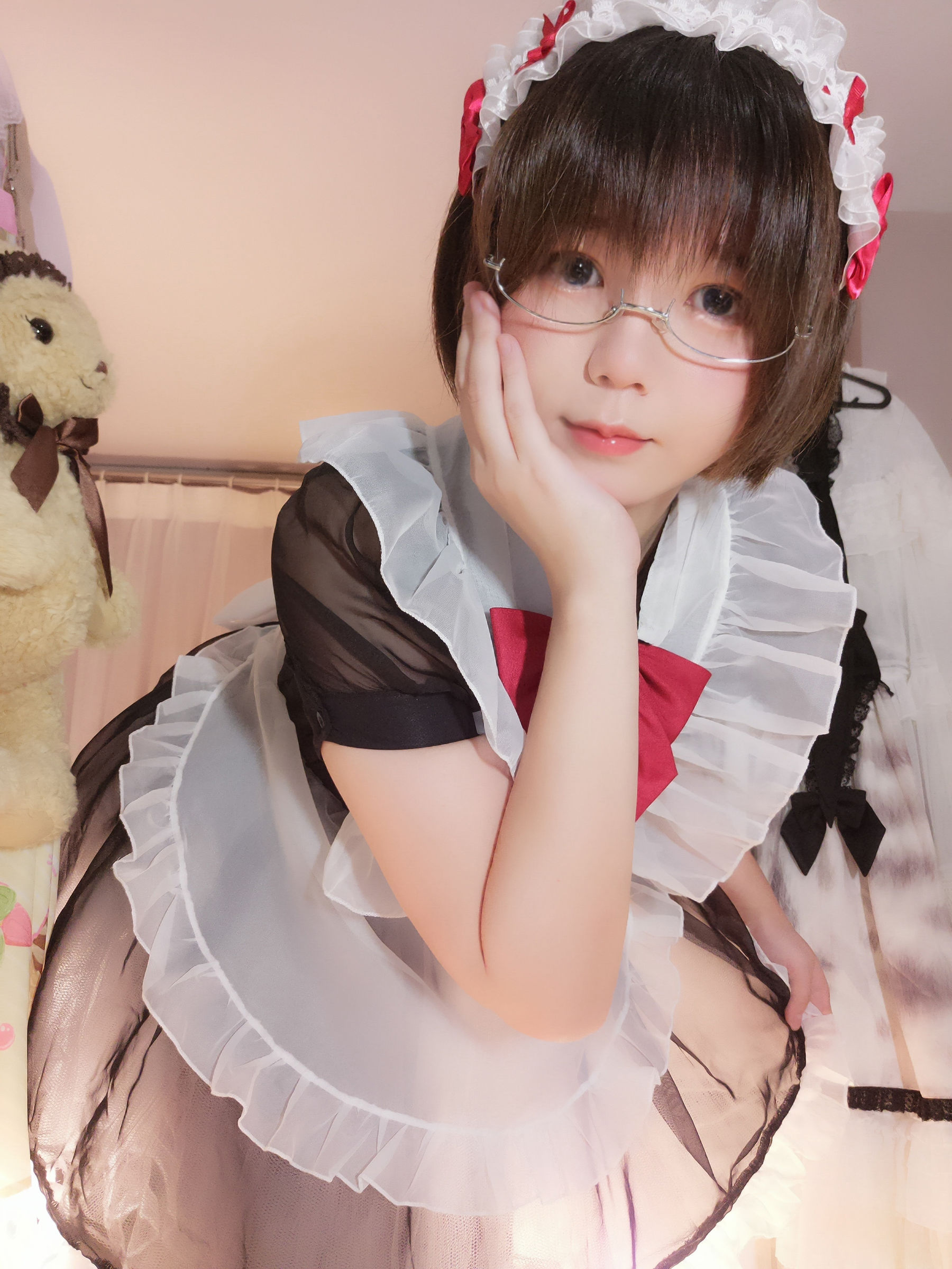 [Cosplay] きょう肉肉 Vol.25 セクシーなメイド/(25P)