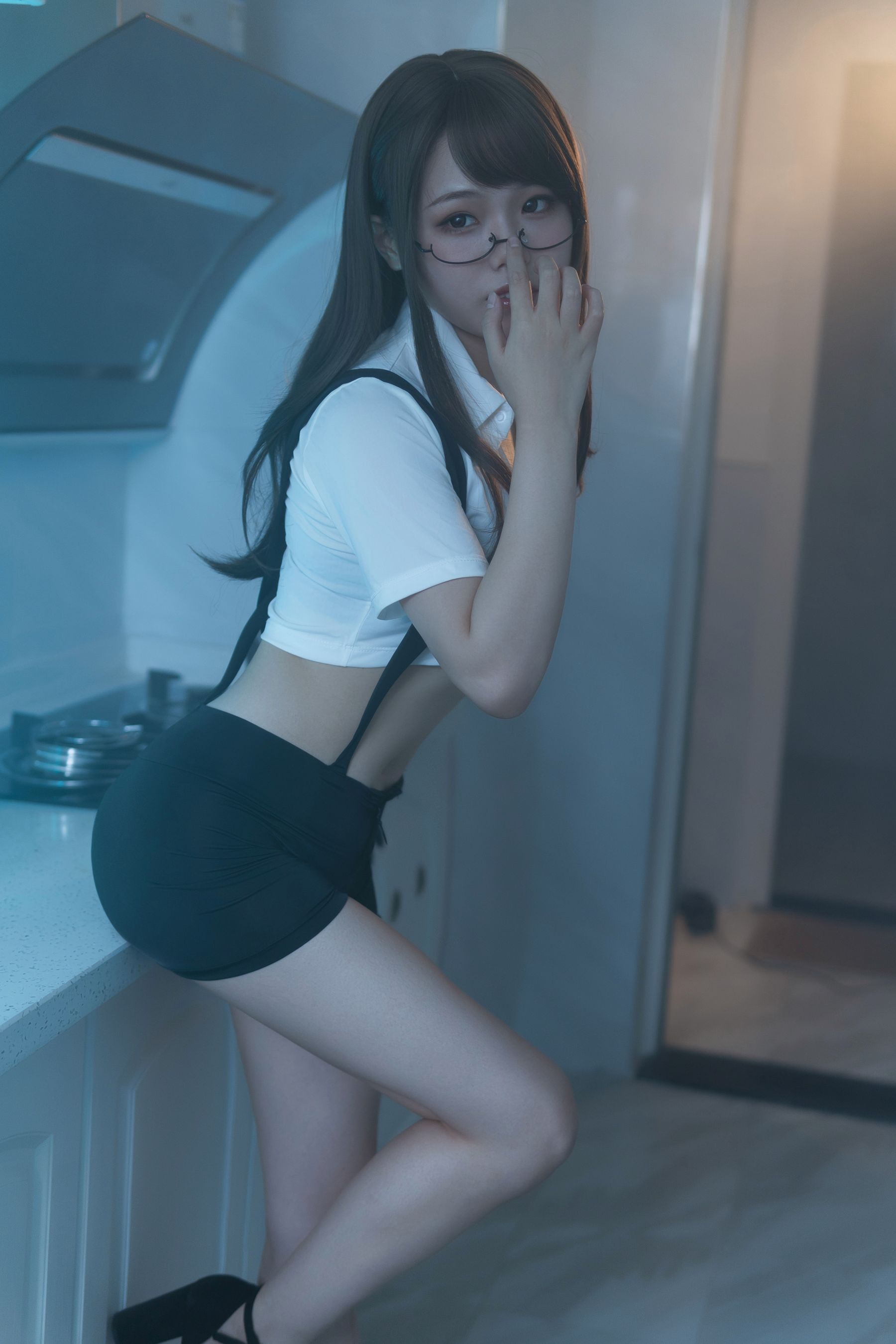 [Cosplay] 七月喵子 - 眼镜娘1号/(21P)