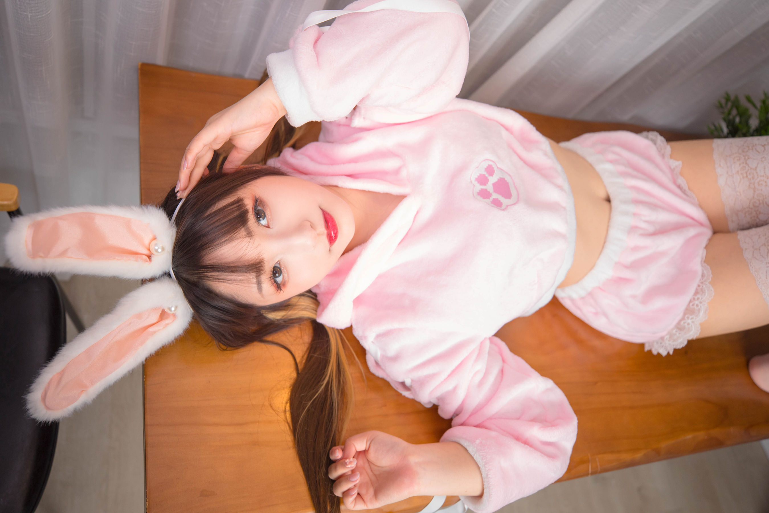 [Cosplay] 萝莉神楽板真冬之ウサギタイム/(150P)