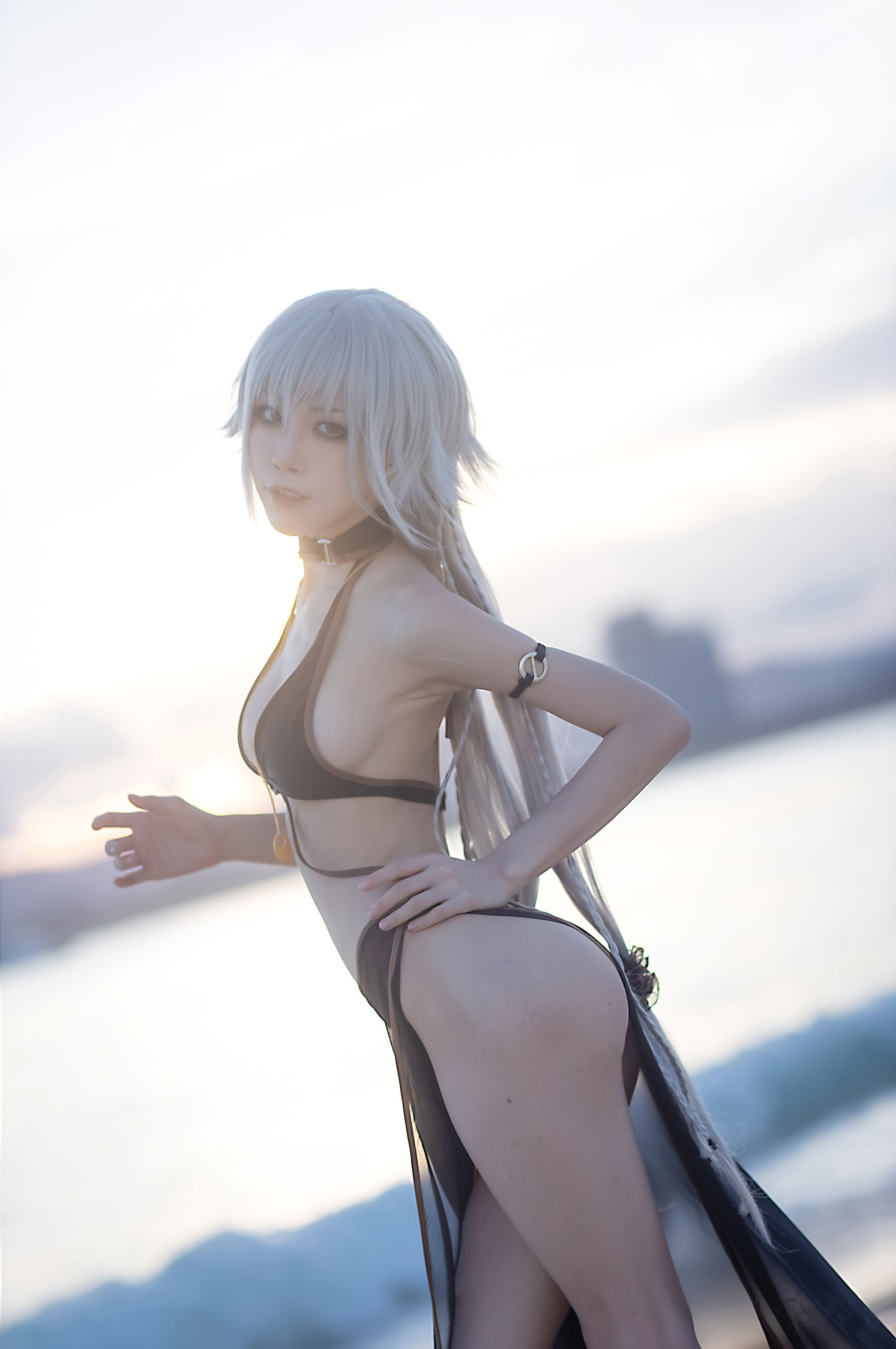 [Cosplay] 动漫博主水淼aqua - 贞德泳装/(41P)