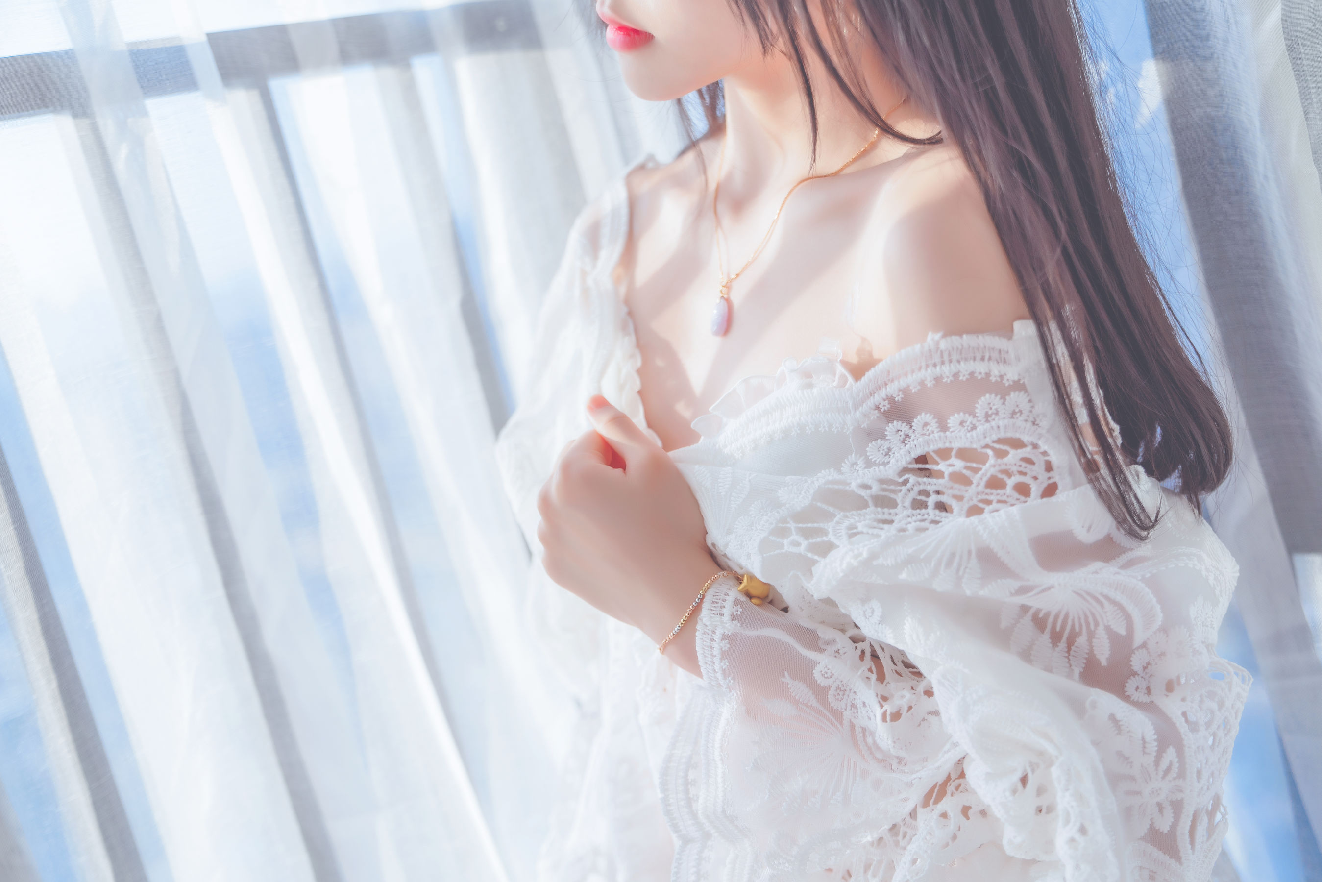 [Cosplay] 桜桃喵 - 初雪/(45P)