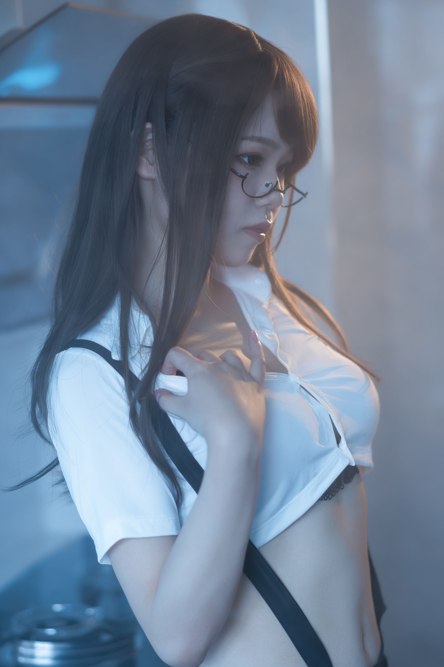 [Cosplay] 七月喵子 - 眼镜娘1号/(21P)