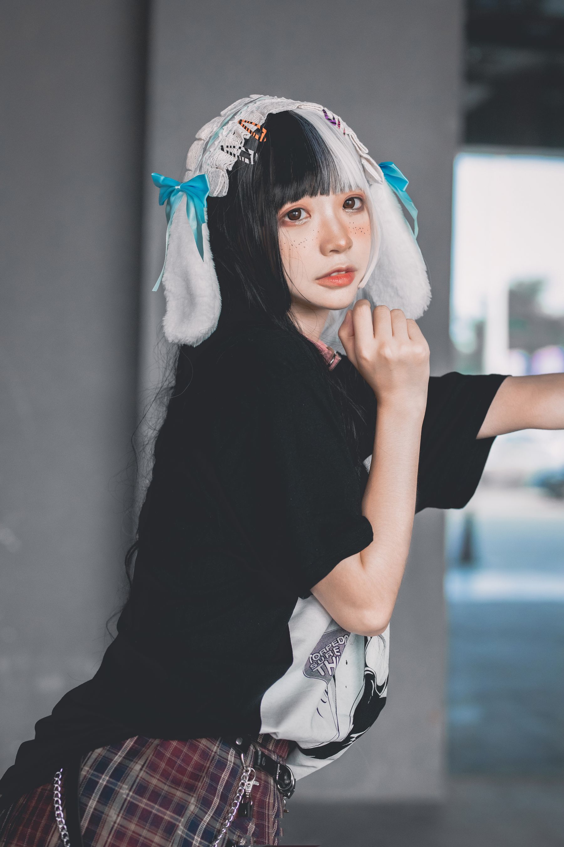 [福利COS] 疯猫ss - 雀斑少女/(12P)