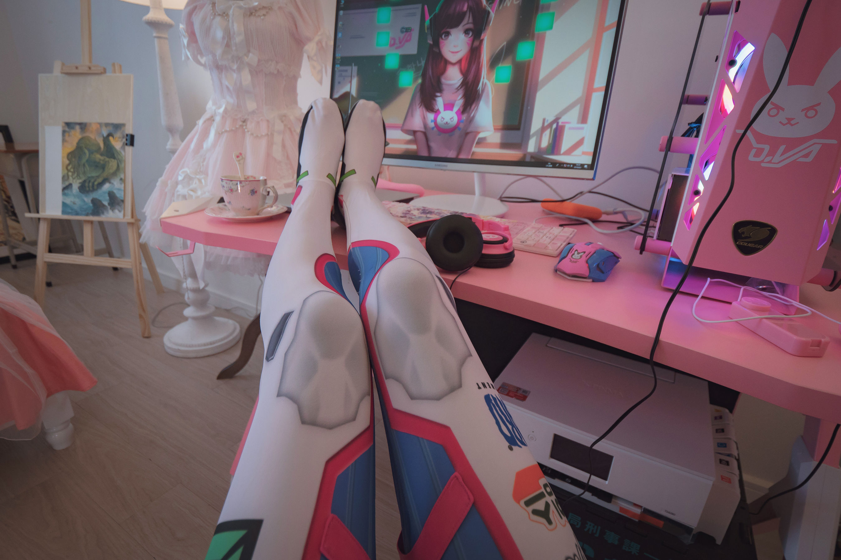 [福利COS] 福利姬木花琳琳是勇者 - オーバーウォッチD.VA/(52P)