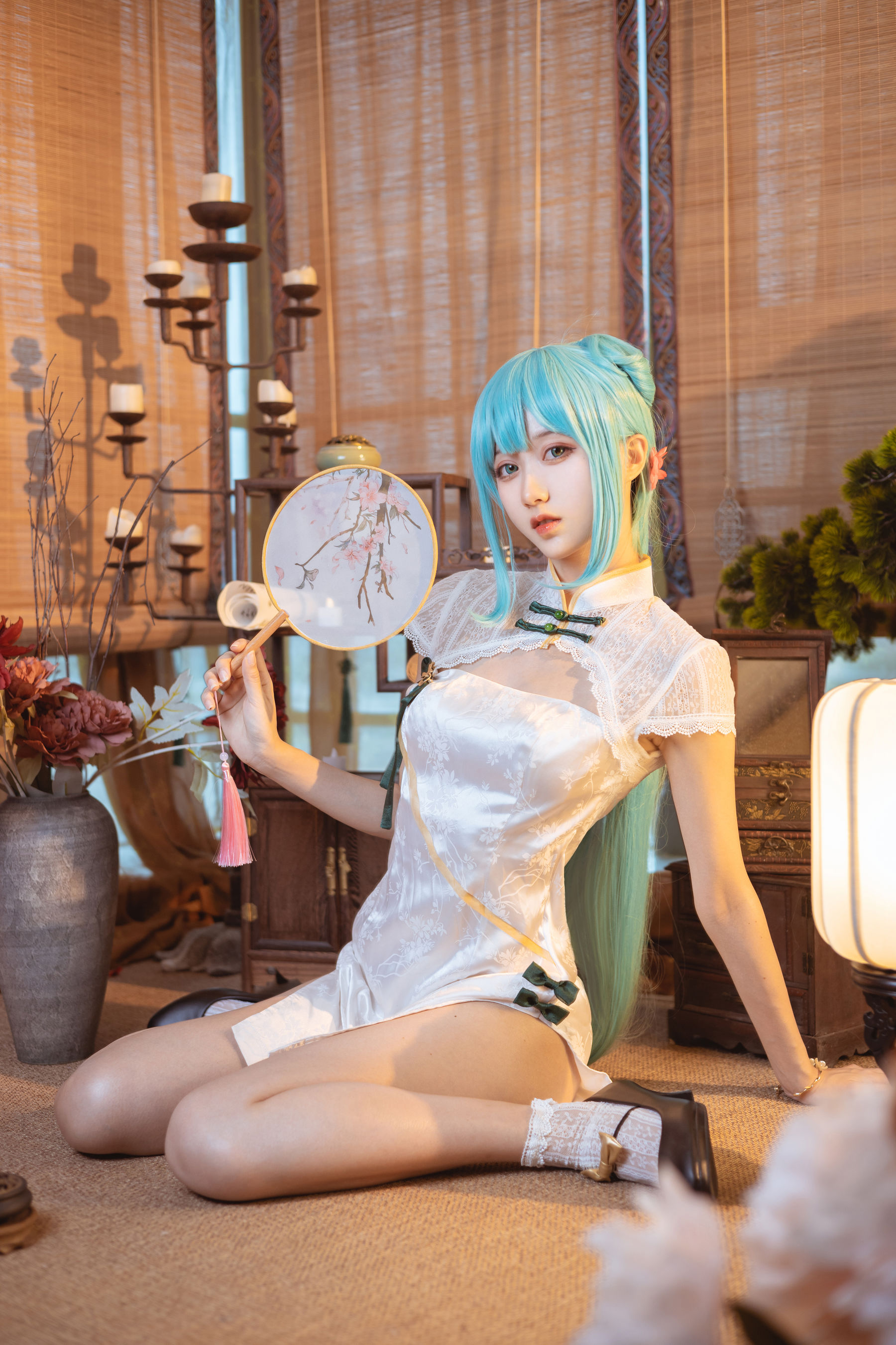 [福利COS] 萌系小姐姐木绵绵OwO - 初音韶华/(20P)