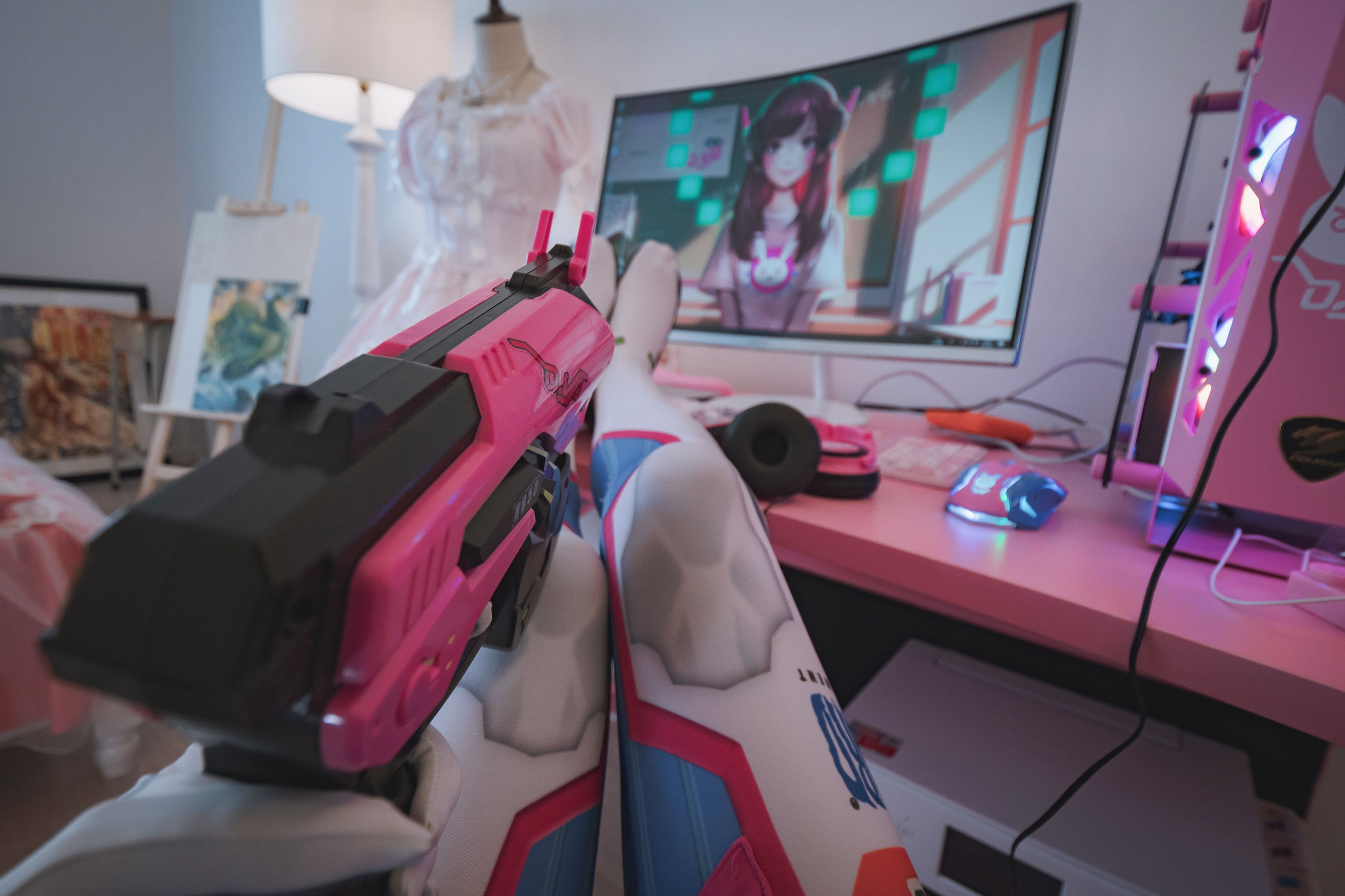 [福利COS] 福利姬木花琳琳是勇者 - オーバーウォッチD.VA/(52P)