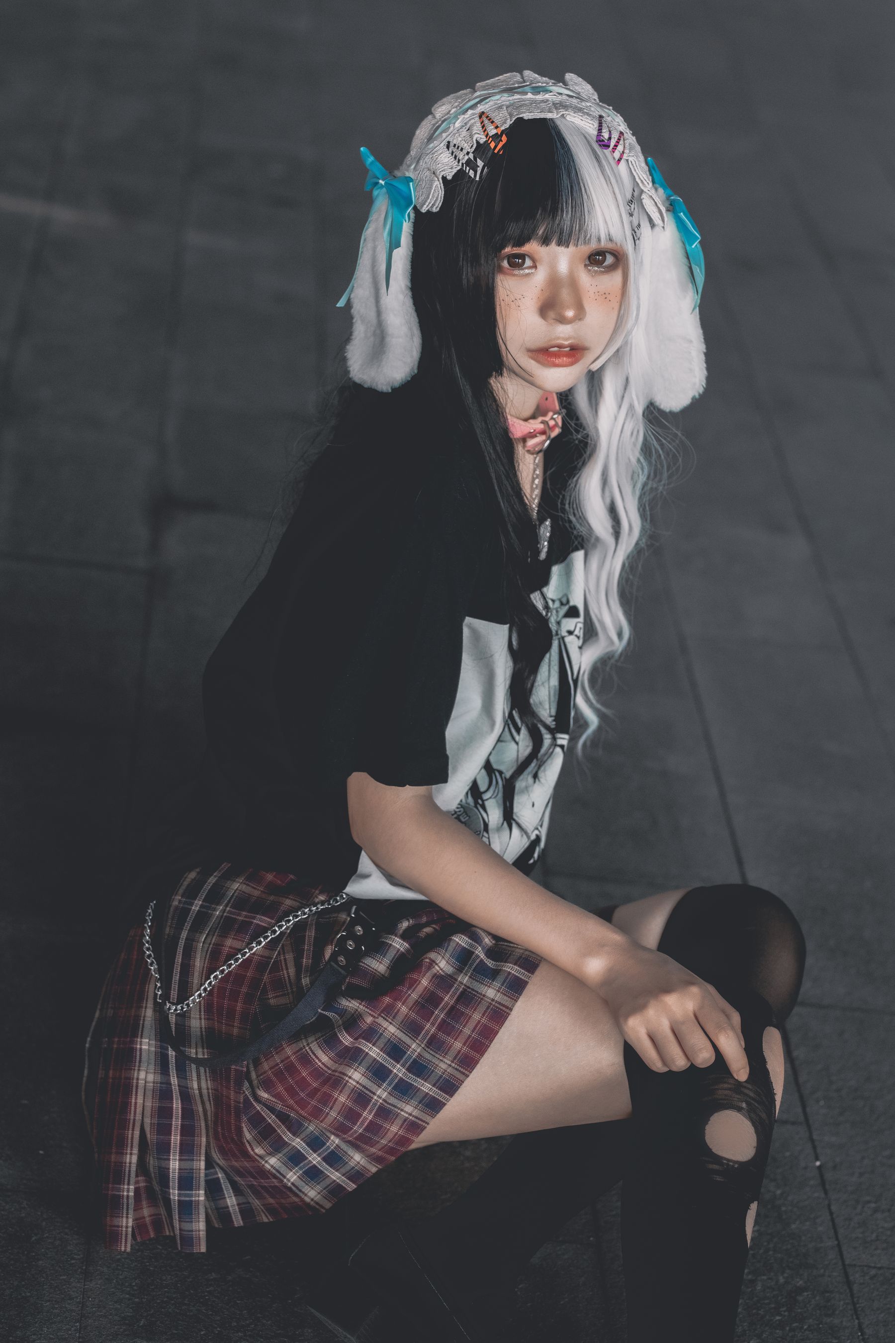 [福利COS] 疯猫ss - 雀斑少女/(12P)