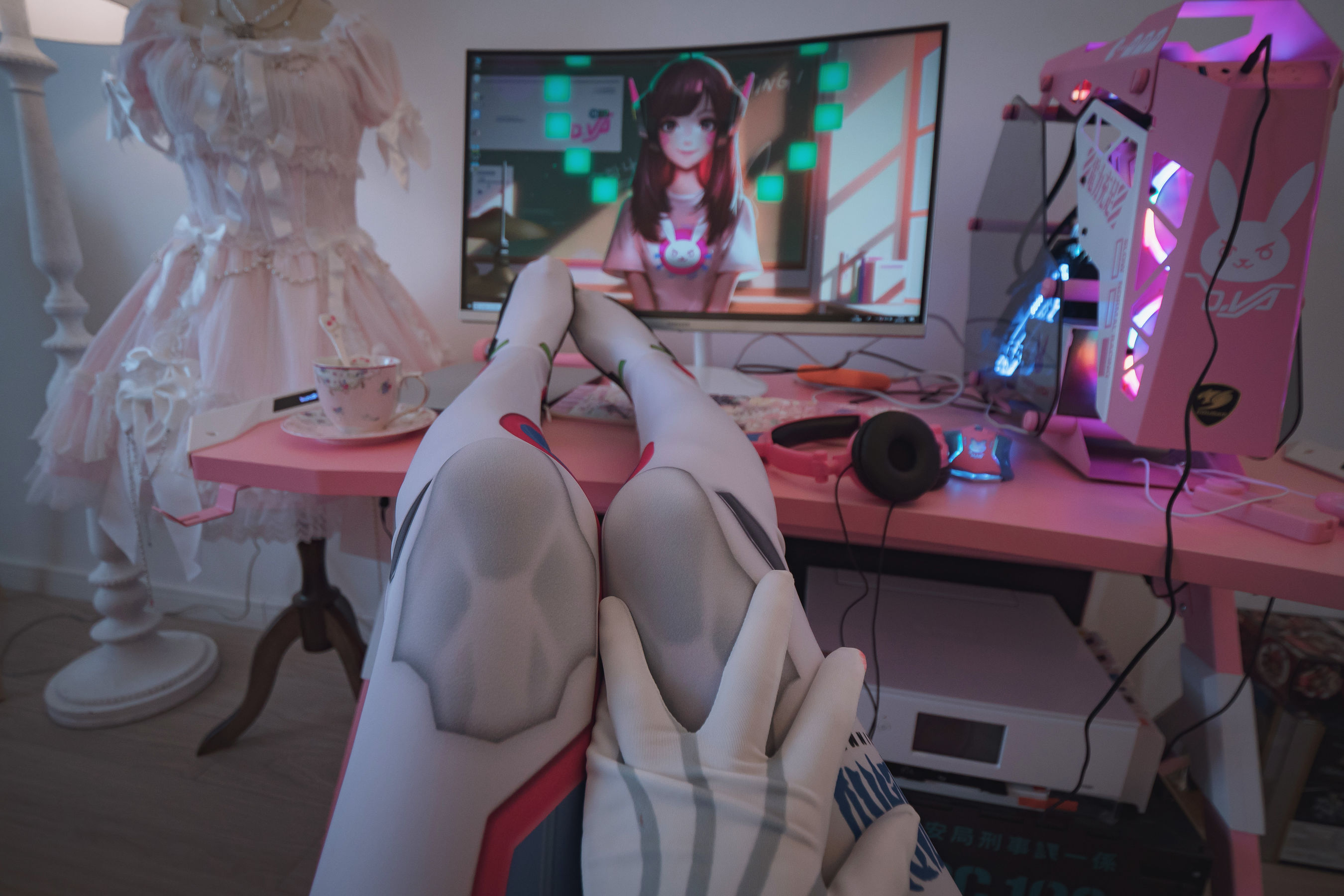 [福利COS] 福利姬木花琳琳是勇者 - オーバーウォッチD.VA/(52P)