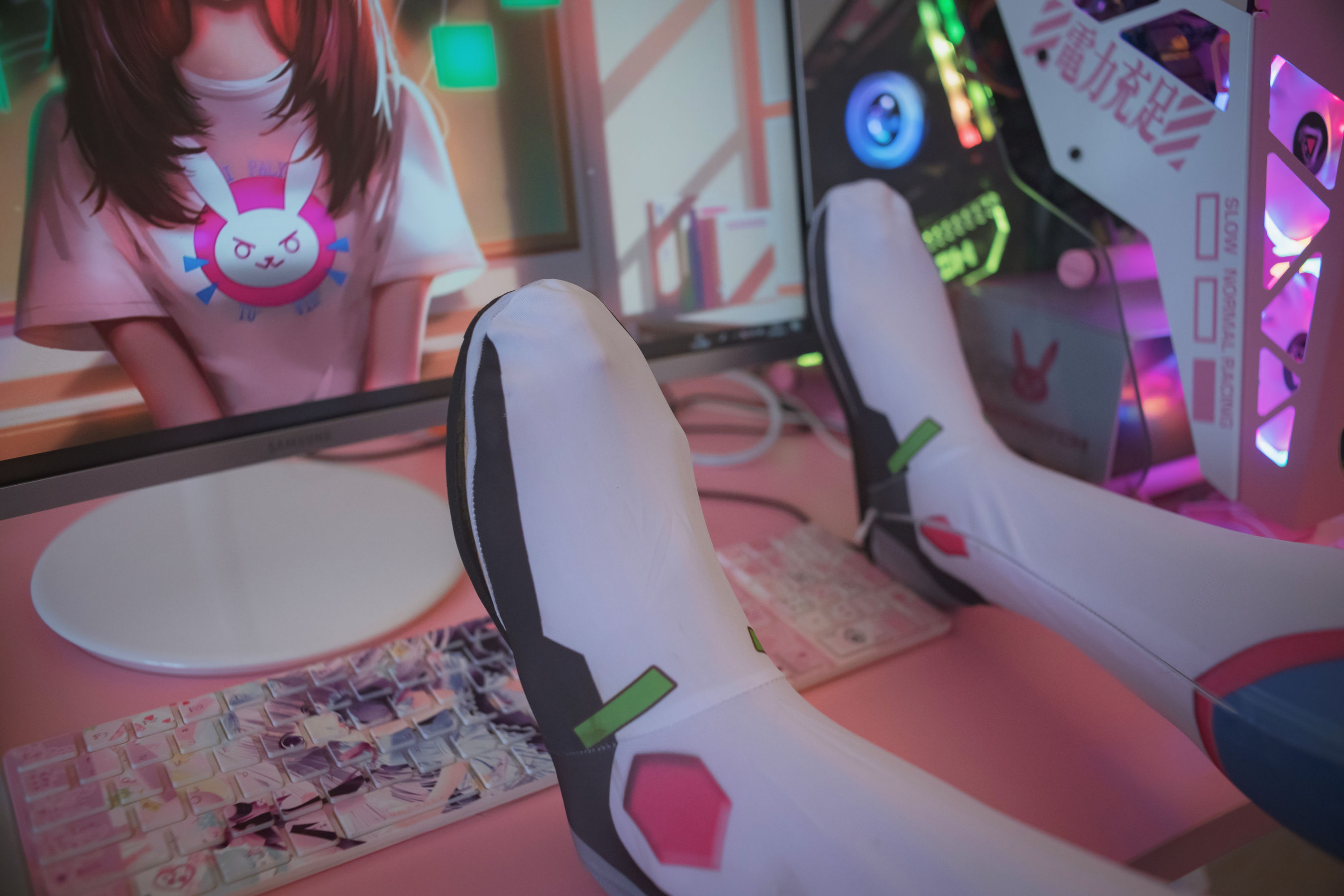 [福利COS] 福利姬木花琳琳是勇者 - オーバーウォッチD.VA/(52P)