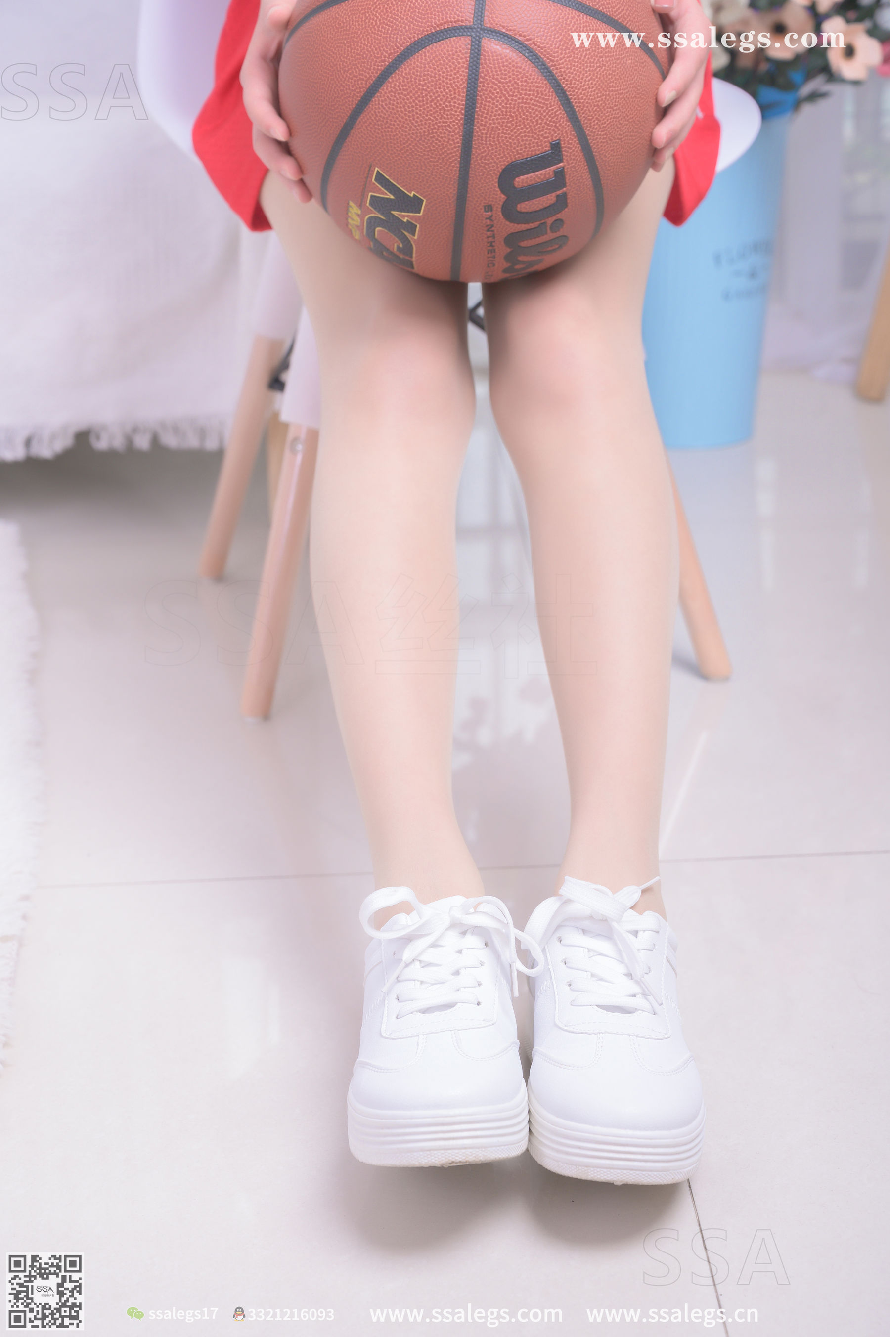 [SSA丝社]超清写真 No.324 素素 小姐姐放假在家陪你玩篮球(上)/(128P)