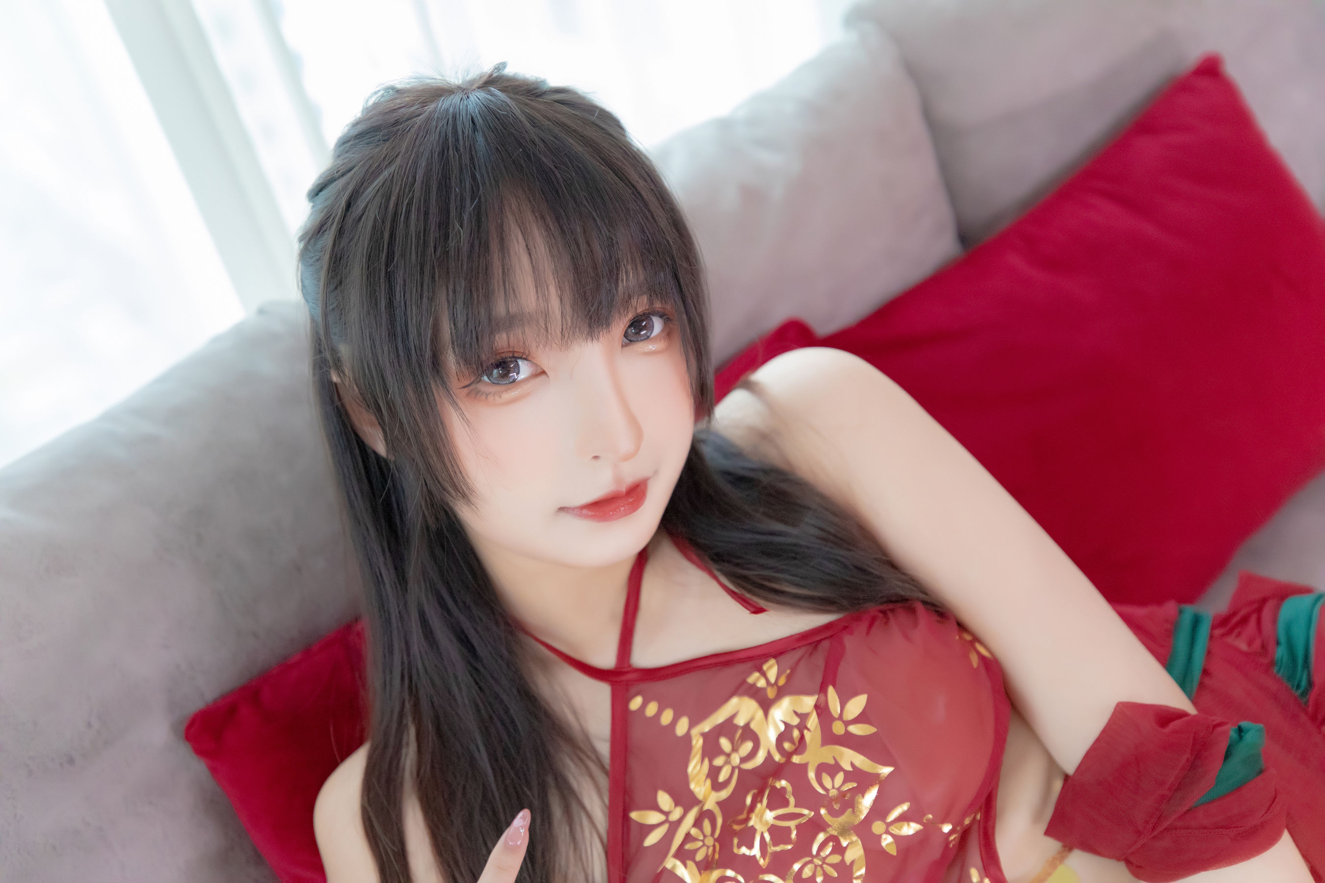 [福利COS] 萝莉神楽板真冬 - 恋恋红尘/(75P)