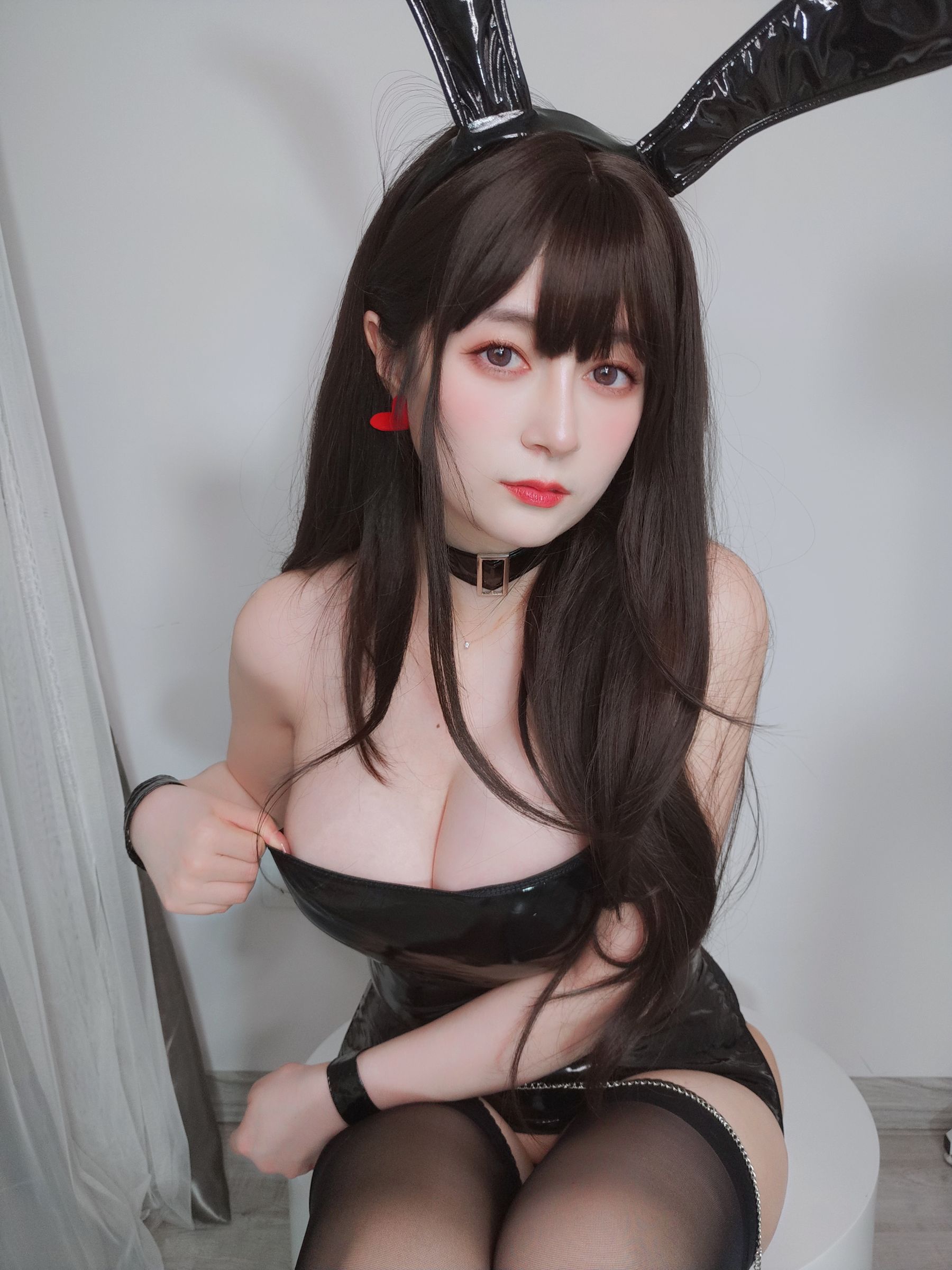 [福利COS] Coser小姐姐白银 - 皮衣兔女郎/(138P)