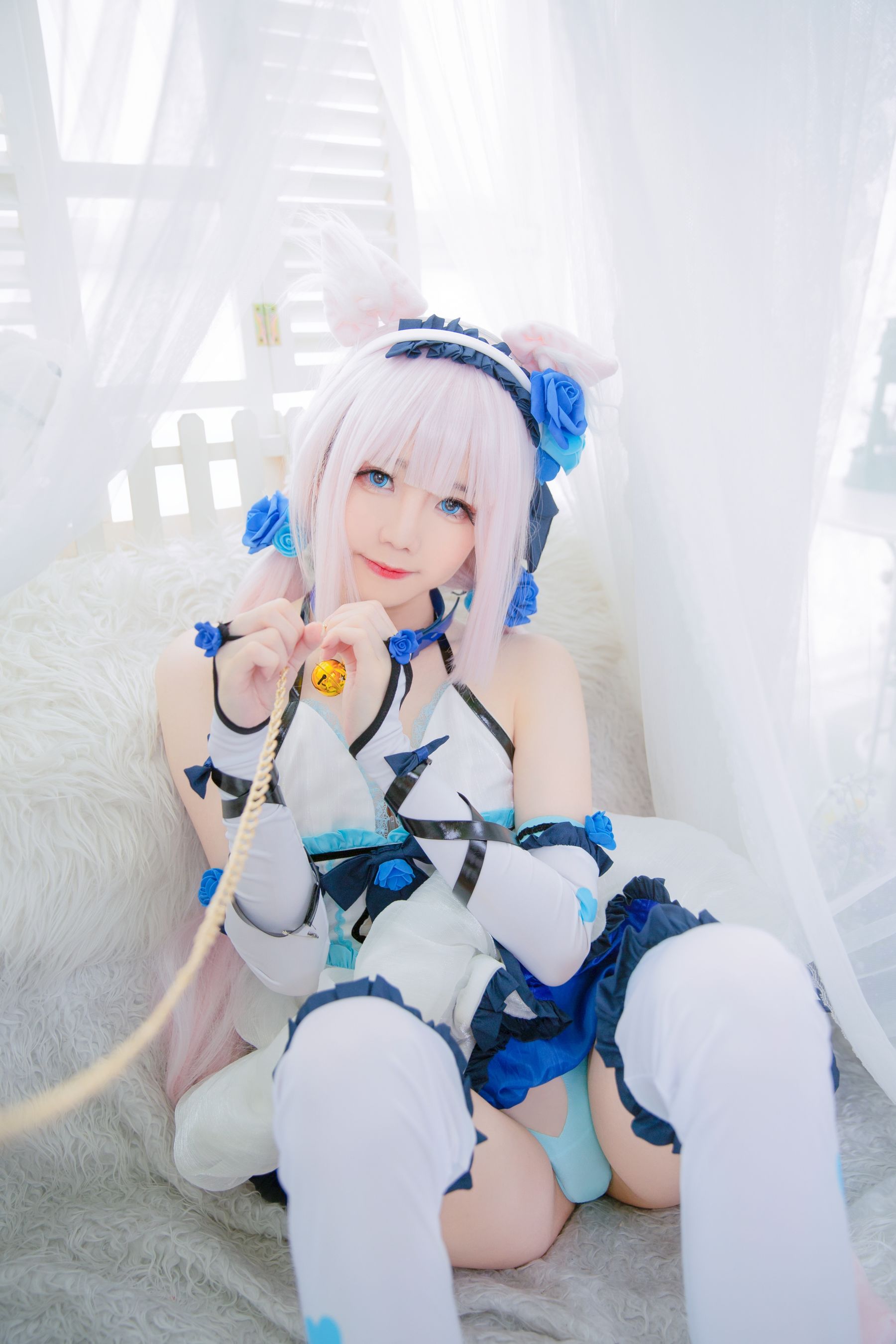 [福利COS] Sally Dorasnow - Nekopara Vanilla Lingerie/(40P)