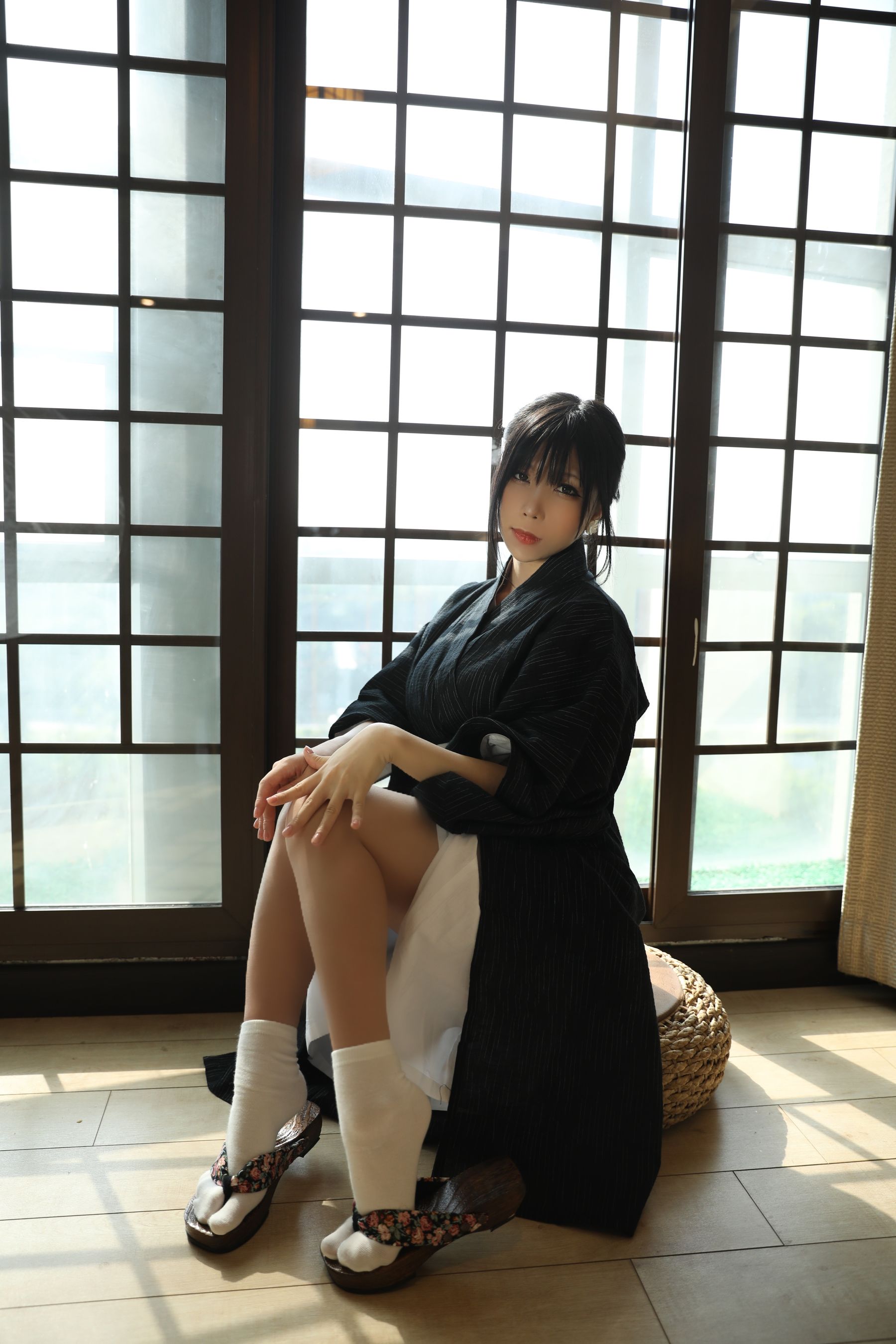 [福利COS] 二次元巨乳美女鹿野希 - 未亡人/(141P)