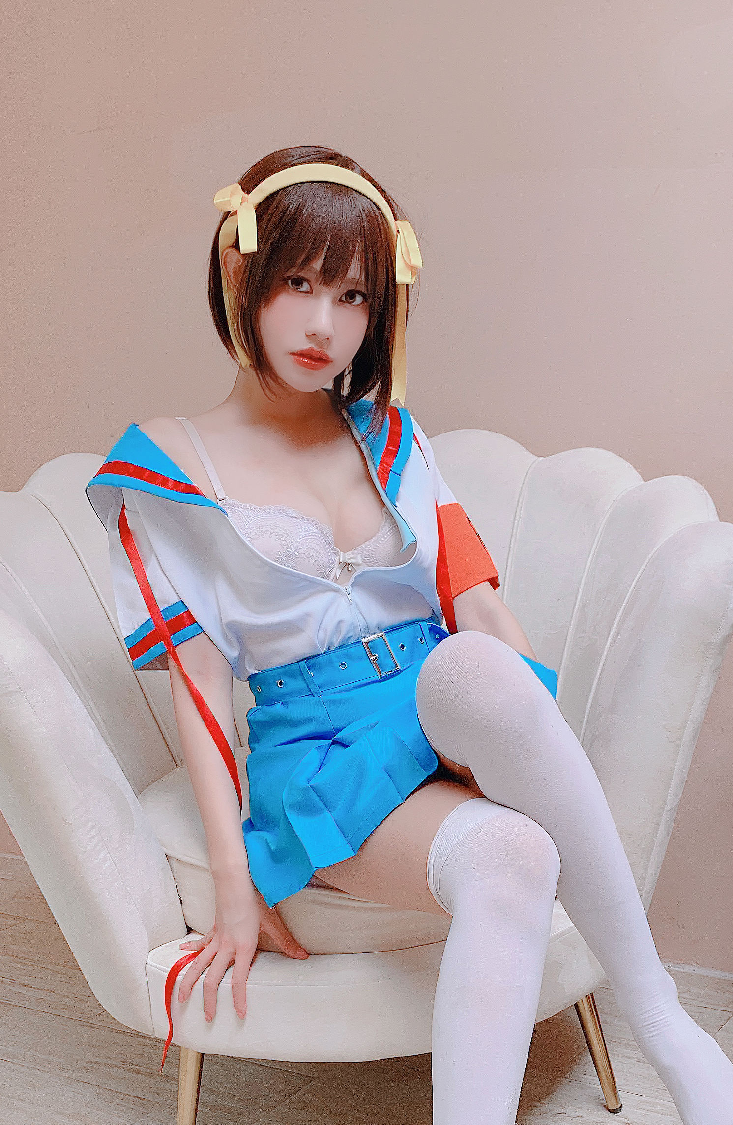 [福利COS] PingPing - Haruhi Suzumiya/(15P)