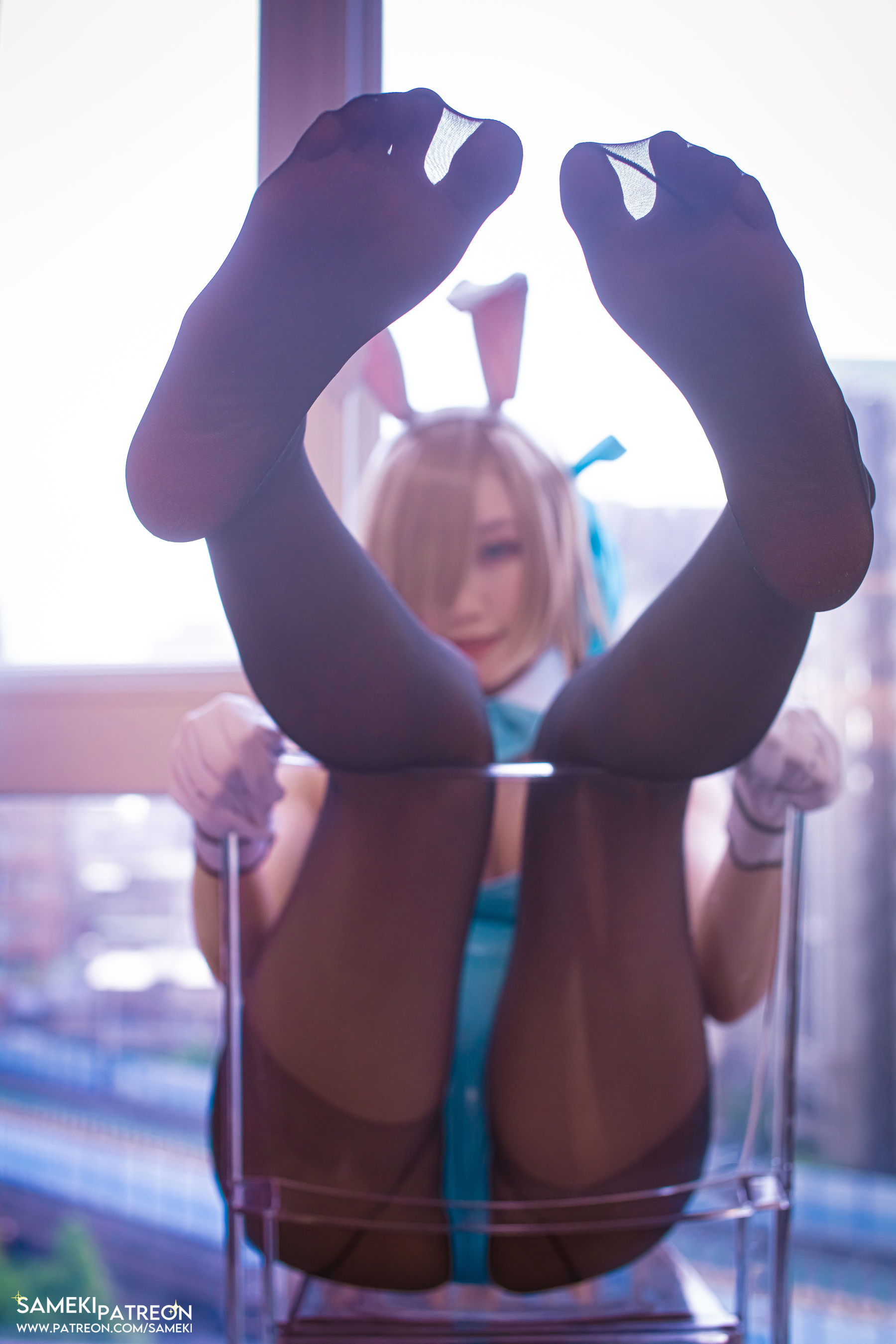 [福利COS] Sameki - 一之濑亚丝娜 兔女郎/(46P)