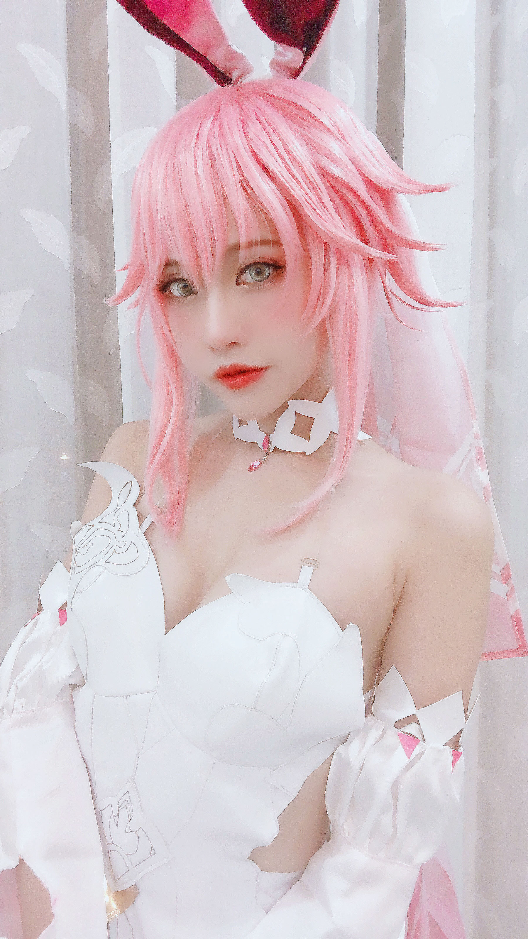 [福利COS] PingPing - Yae Sakura Wedding dress/(13P)