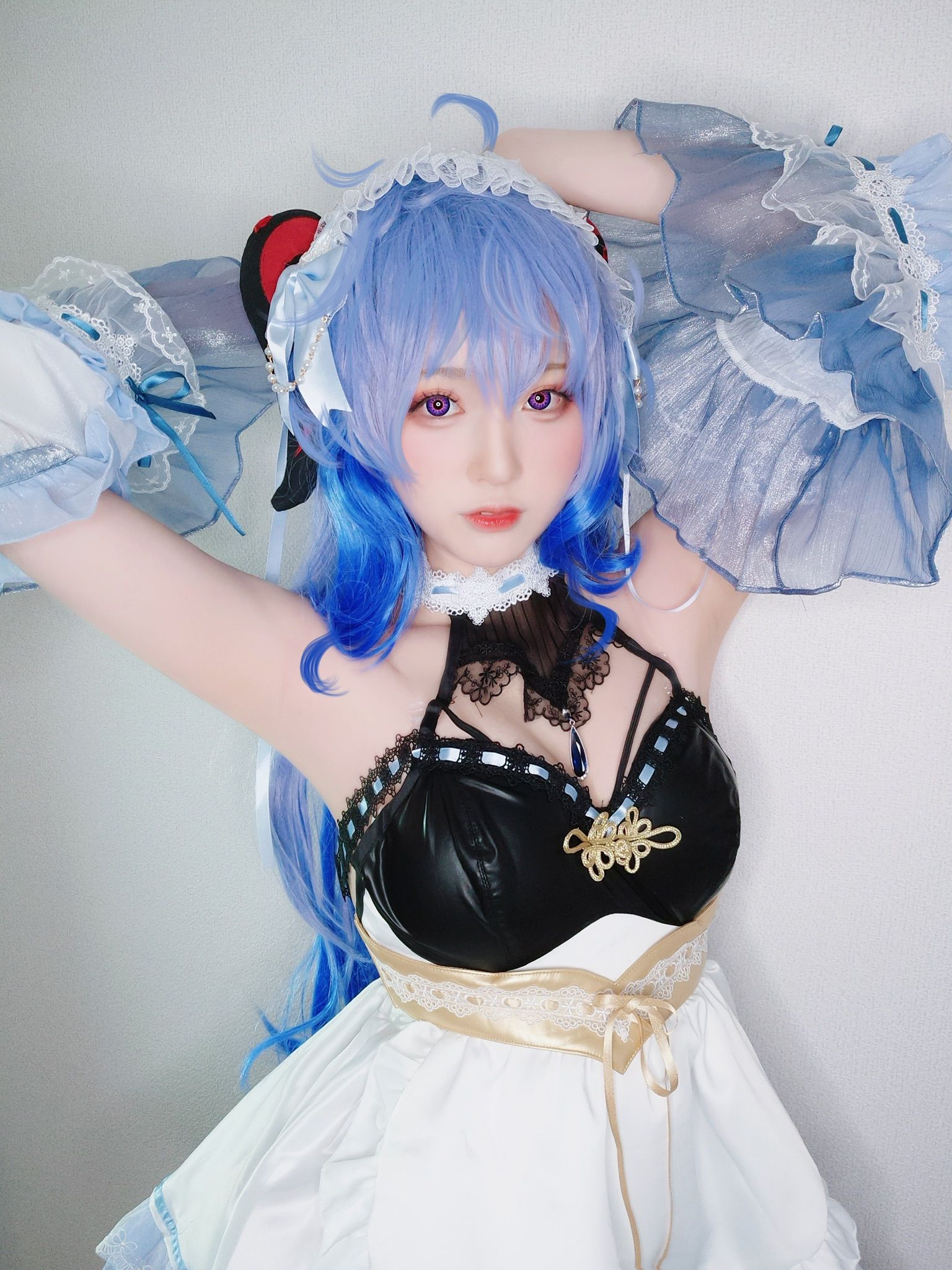 [福利COS] Yuki亭 - 甘雨メイド/(34P)