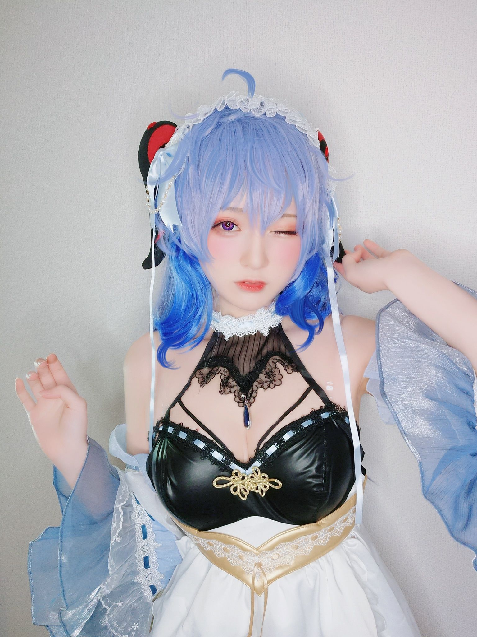 [福利COS] Yuki亭 - 甘雨メイド/(34P)