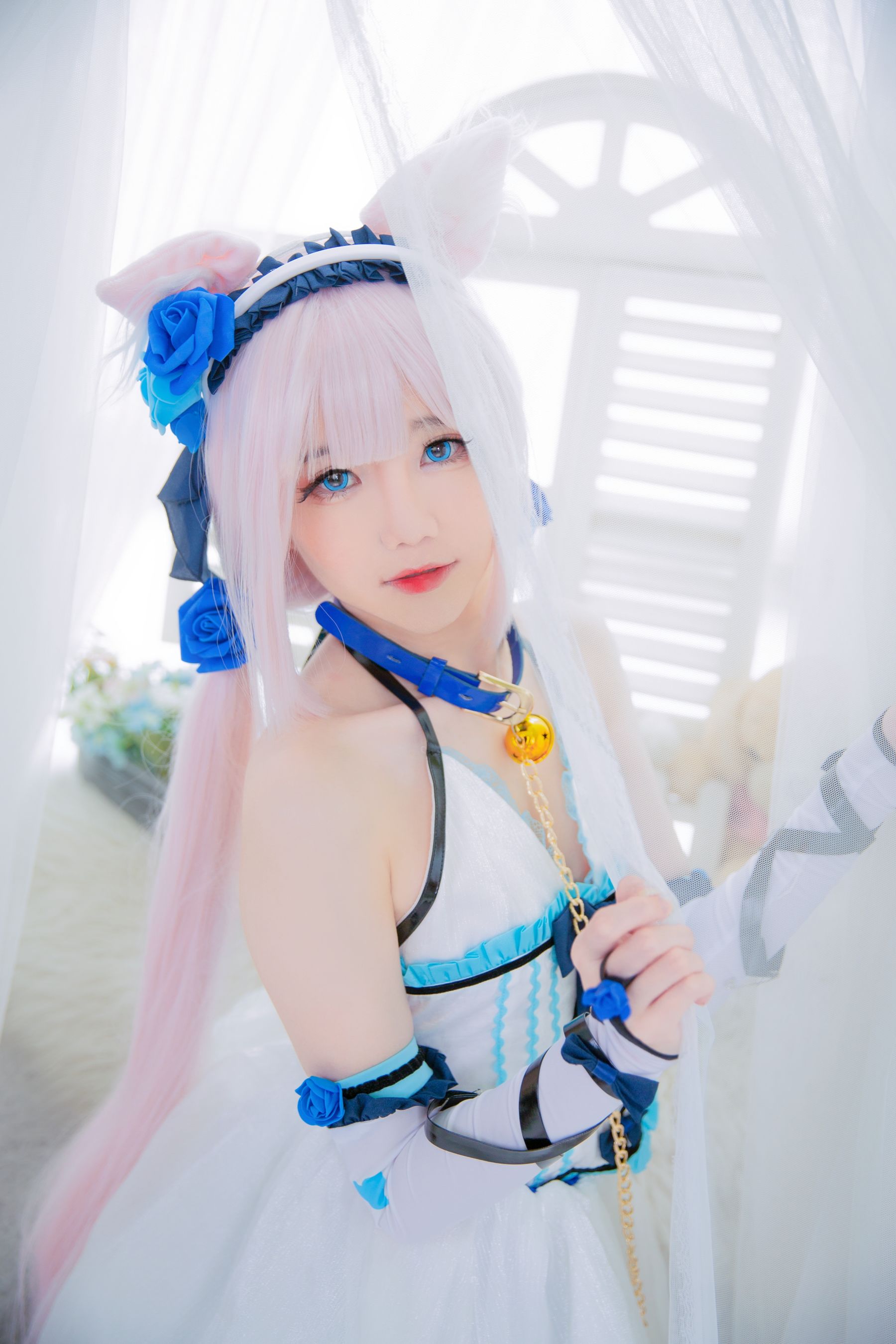 [福利COS] Sally Dorasnow - Nekopara Vanilla Lingerie/(40P)