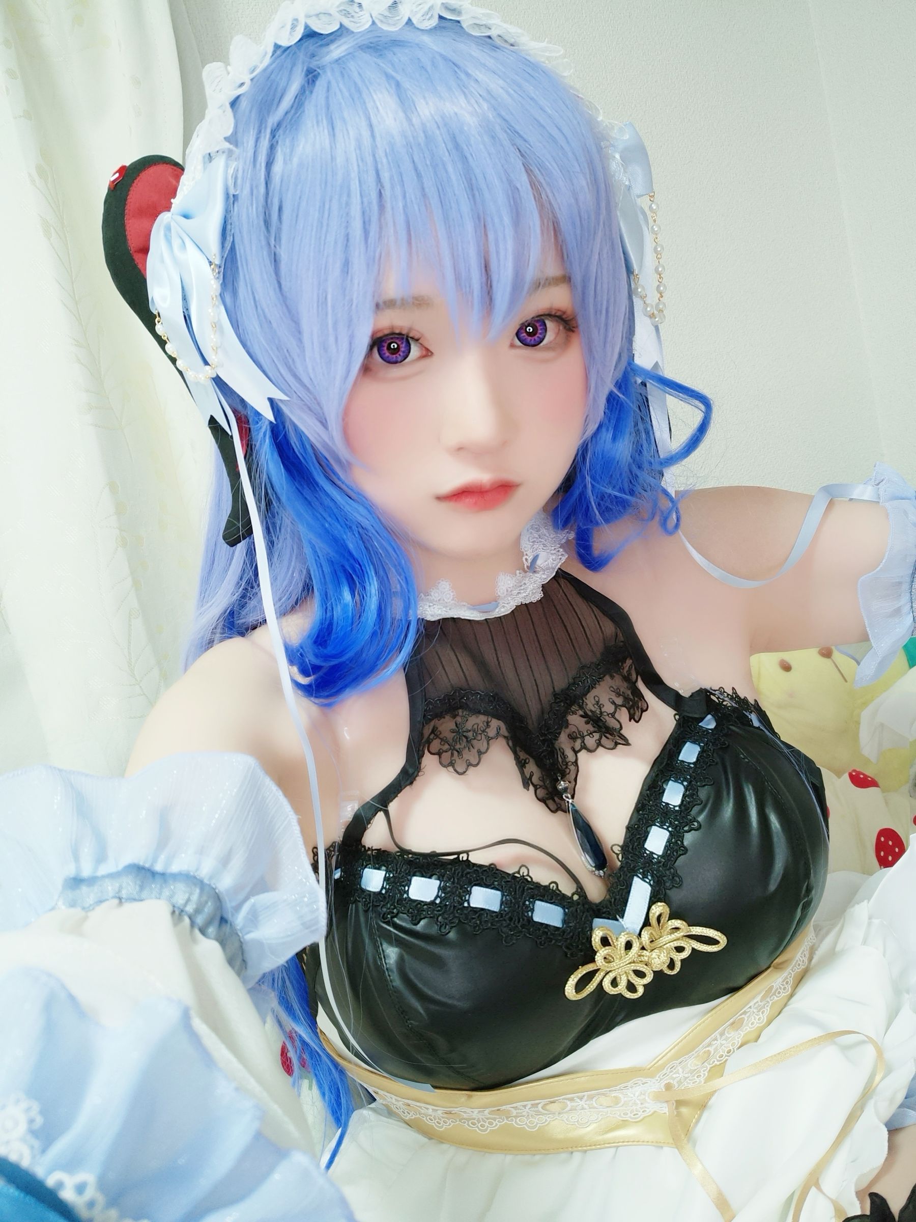 [福利COS] Yuki亭 - 甘雨メイド/(34P)