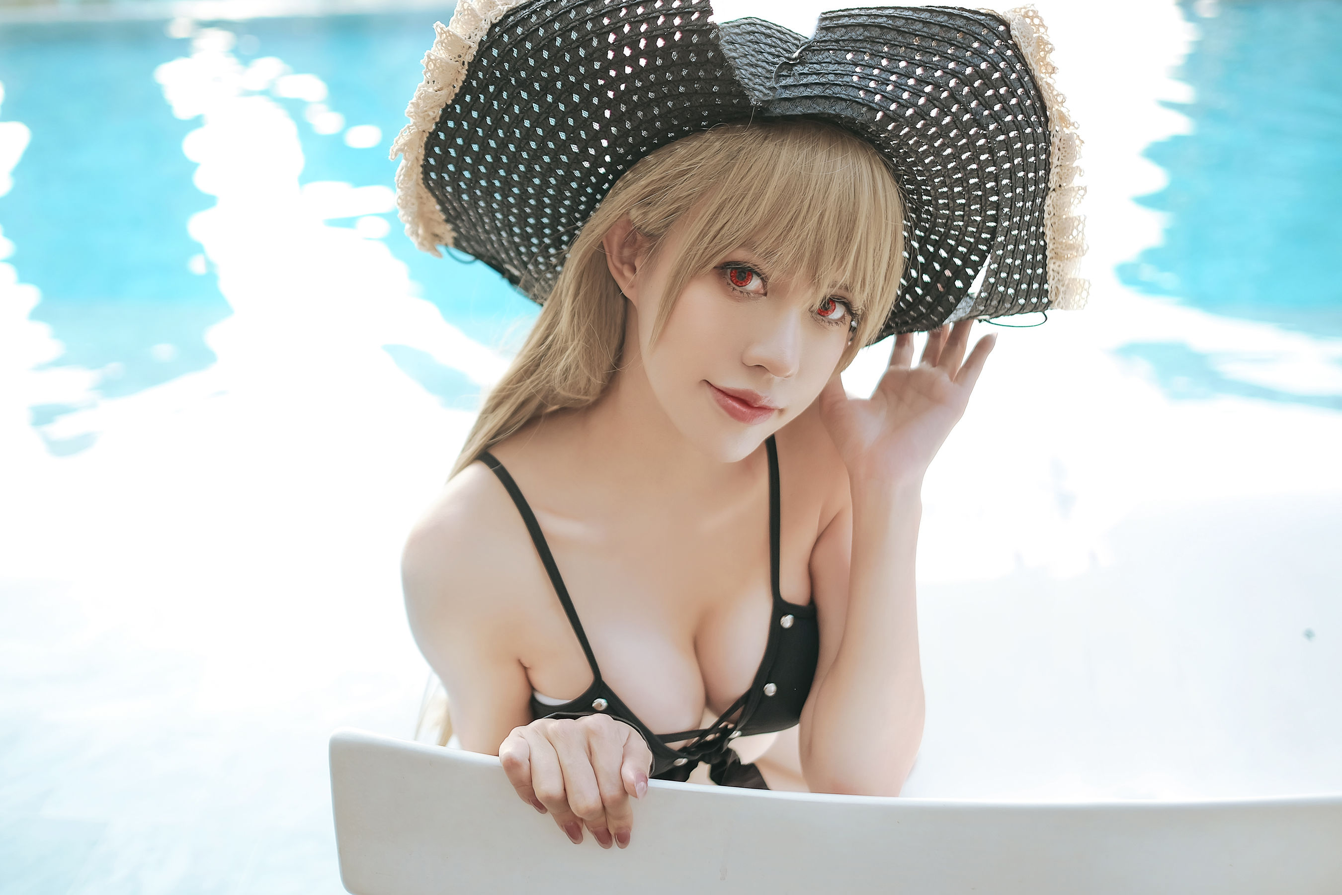 [福利COS] PingPing - Jean Bart Swimsuit/(12P)