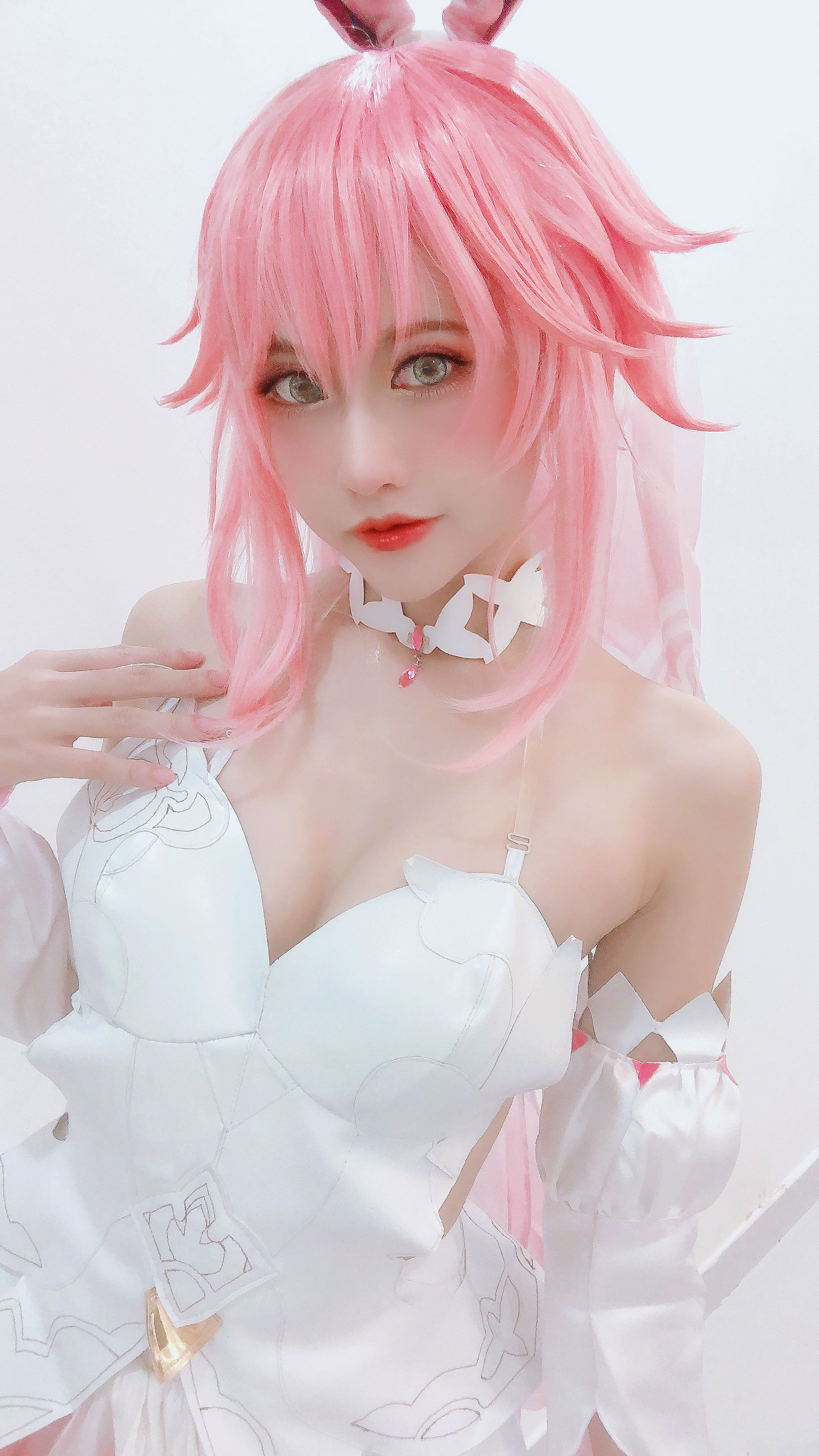 [福利COS] PingPing - Yae Sakura Wedding dress/(13P)