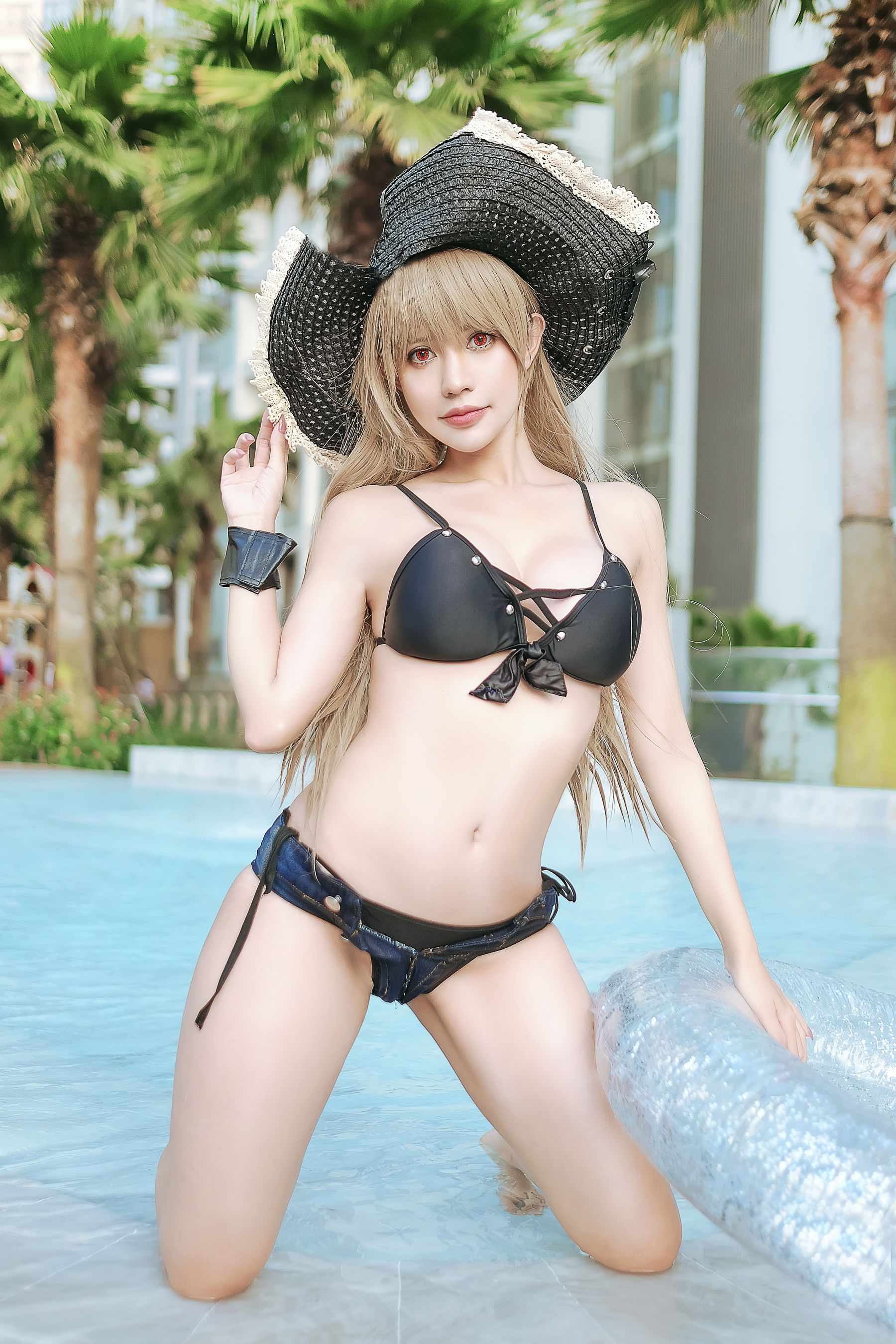 [福利COS] PingPing - Jean Bart Swimsuit/(12P)