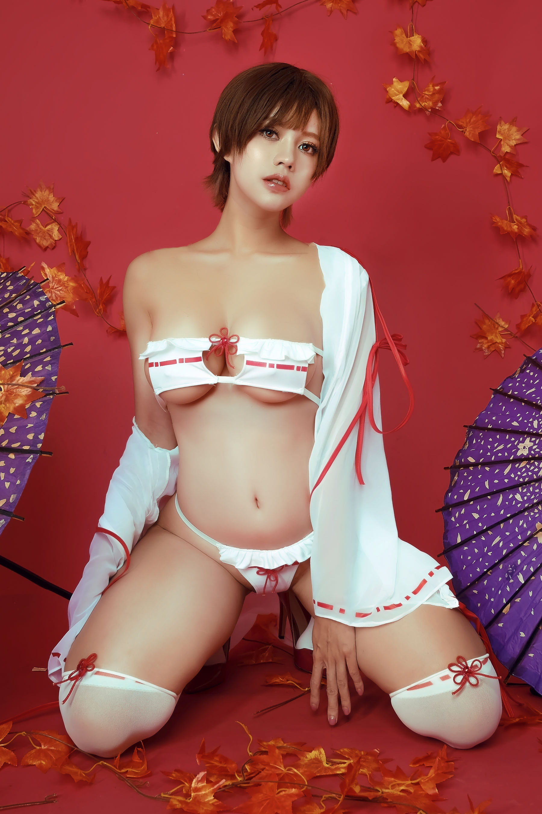 [福利COS] PingPing - Nagisa Swimsuit/(18P)