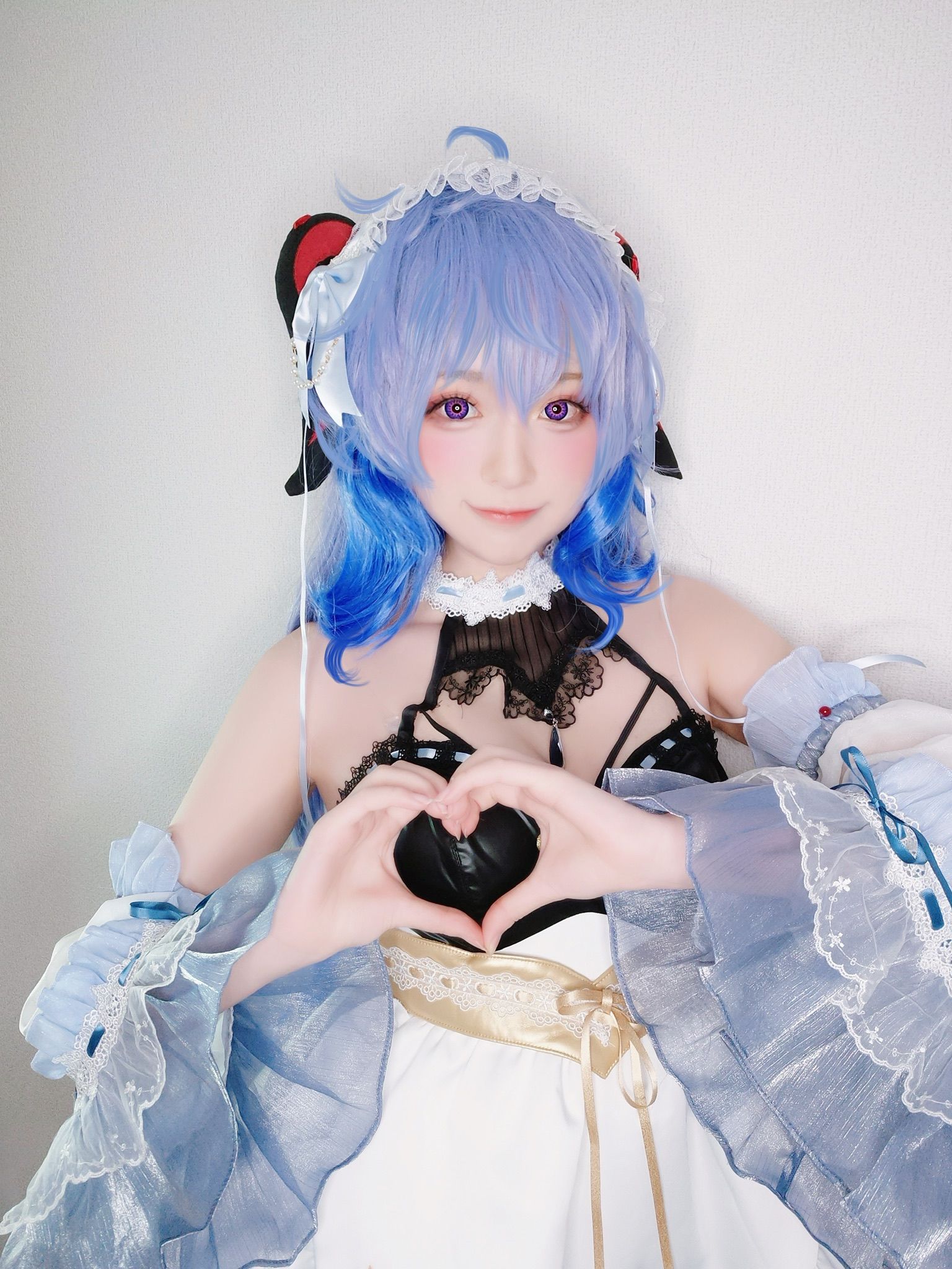 [福利COS] Yuki亭 - 甘雨メイド/(34P)