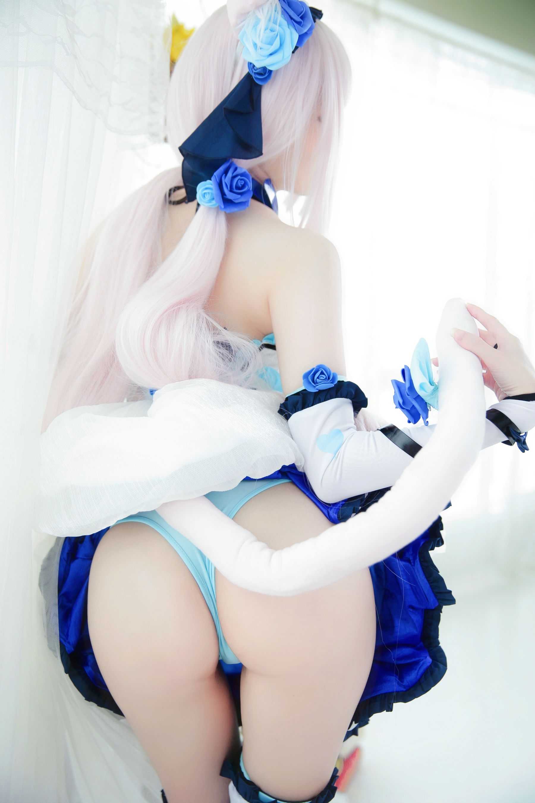 [福利COS] Sally Dorasnow - Nekopara Vanilla Lingerie/(40P)