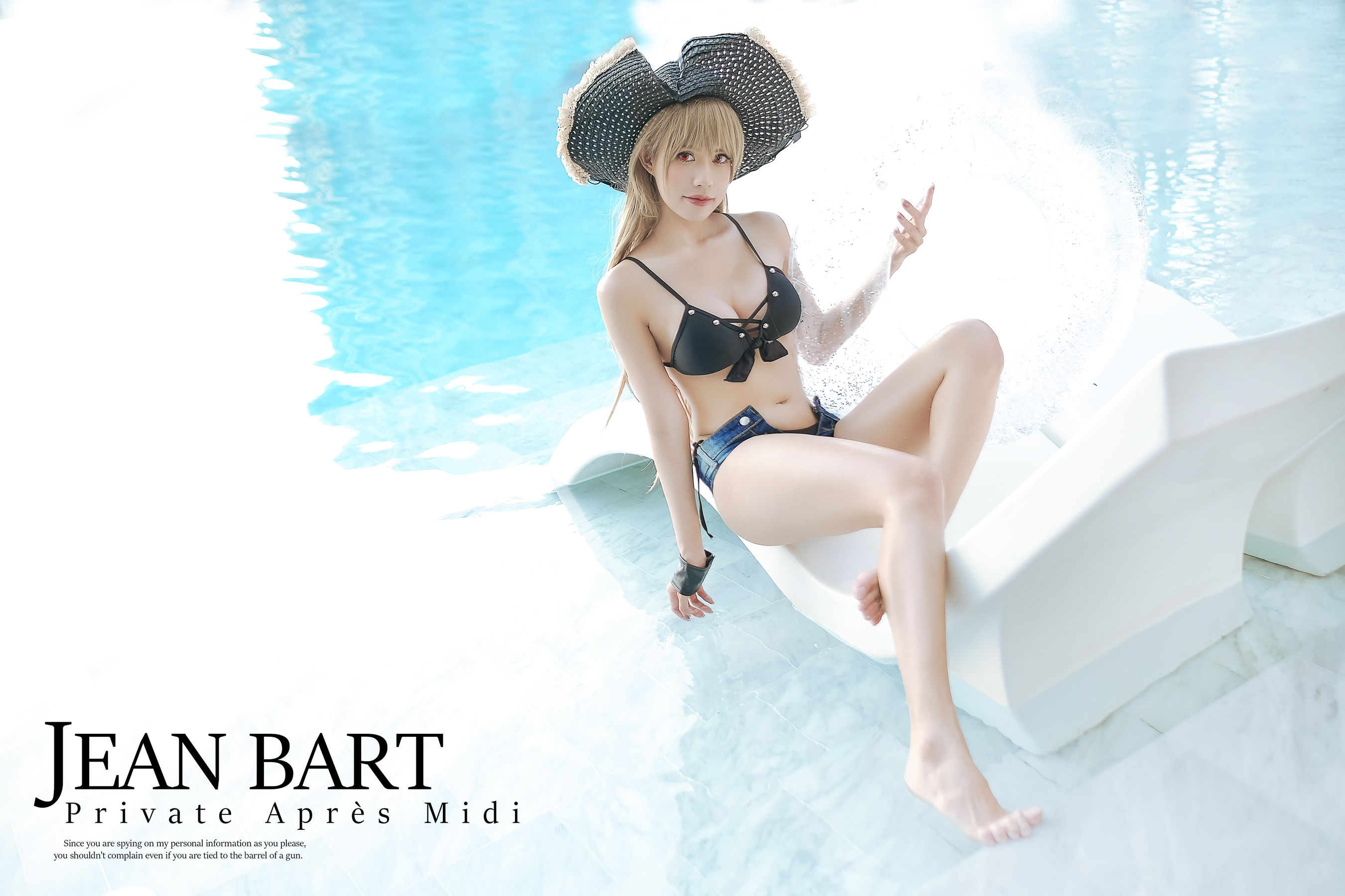 [福利COS] PingPing - Jean Bart Swimsuit/(12P)