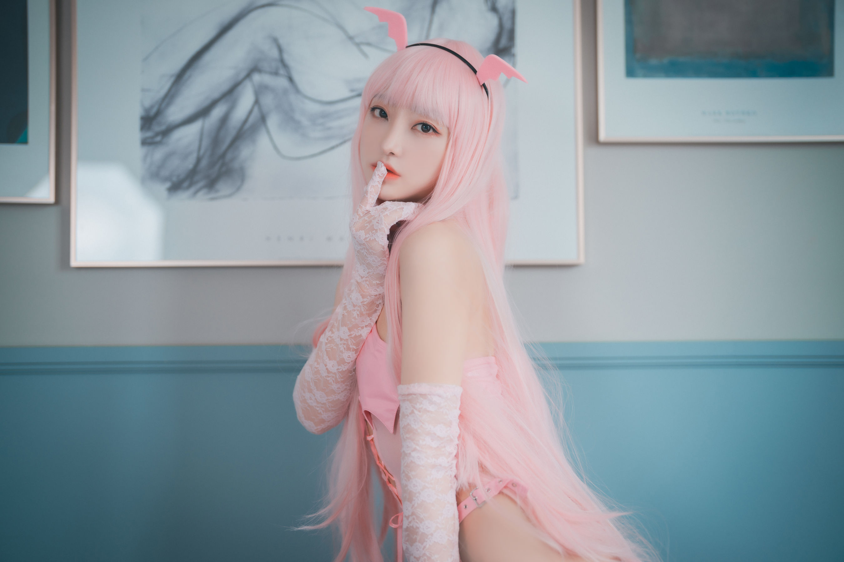 [DJAWA]  Hanari - Pink Succubus/(123P)