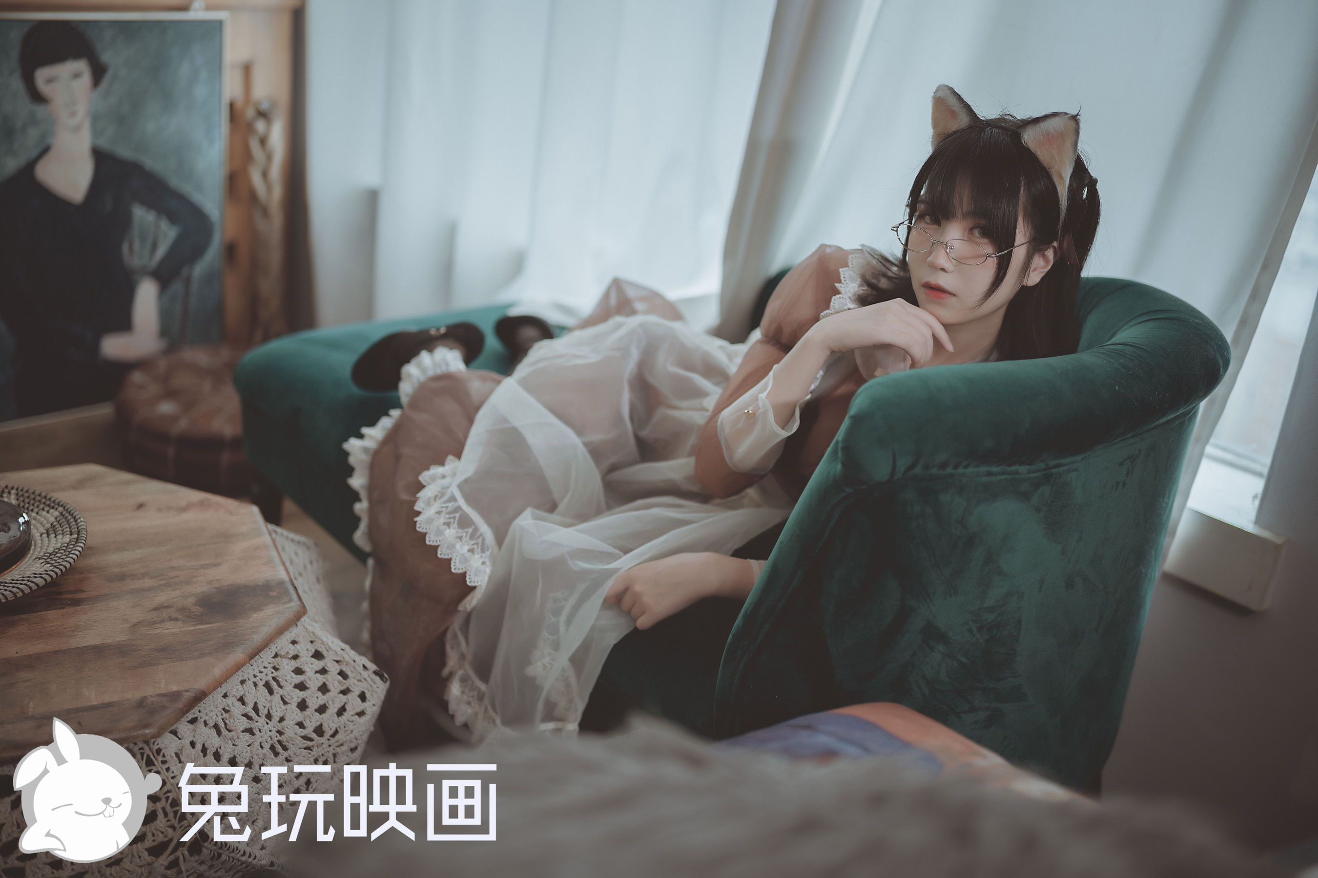 [兔玩映画] - 猫耳透明女仆/(40P)