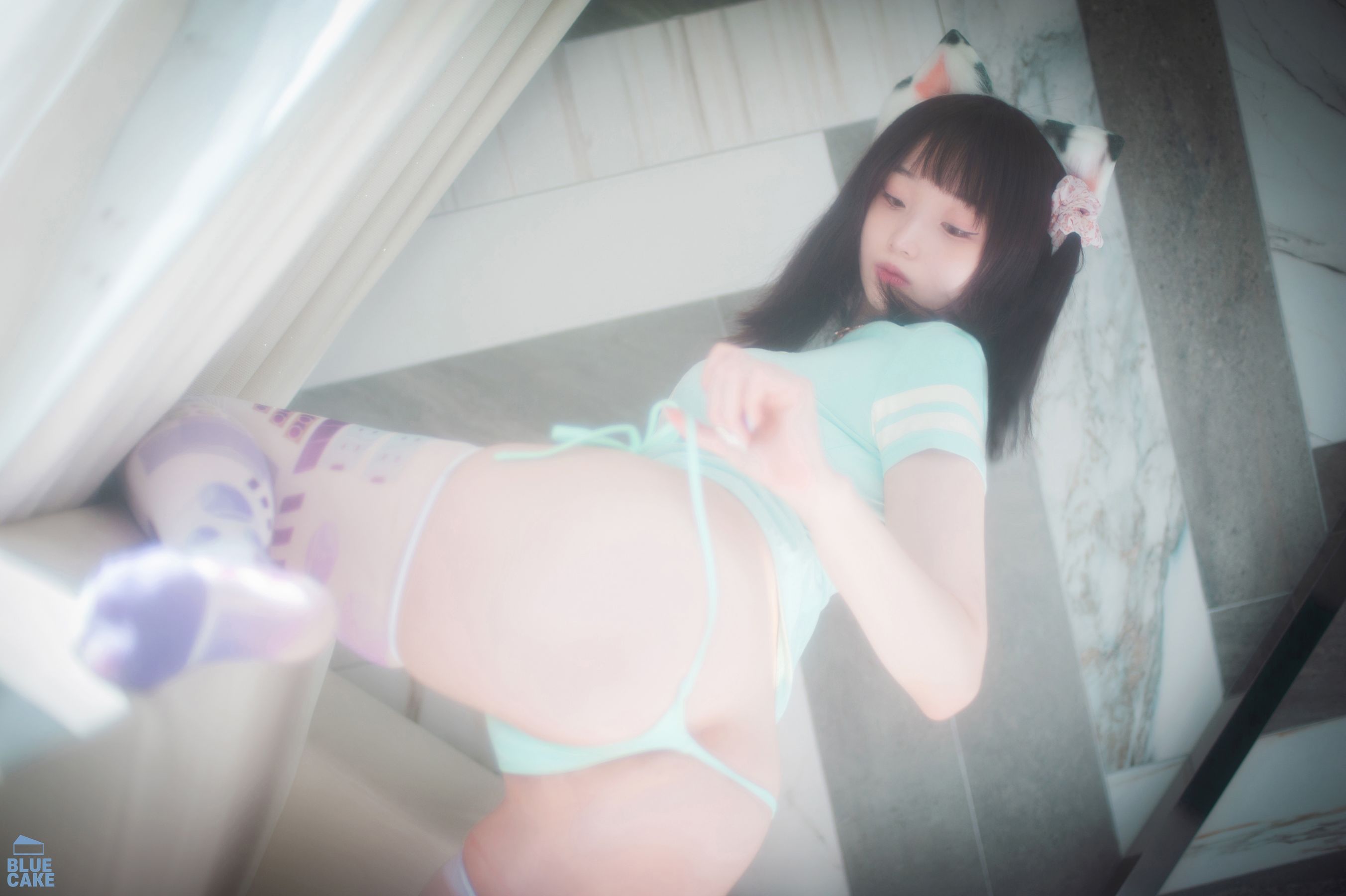 [BLUECAKE]  Bambi - Naughty Cats Pink & Mint/(168P)