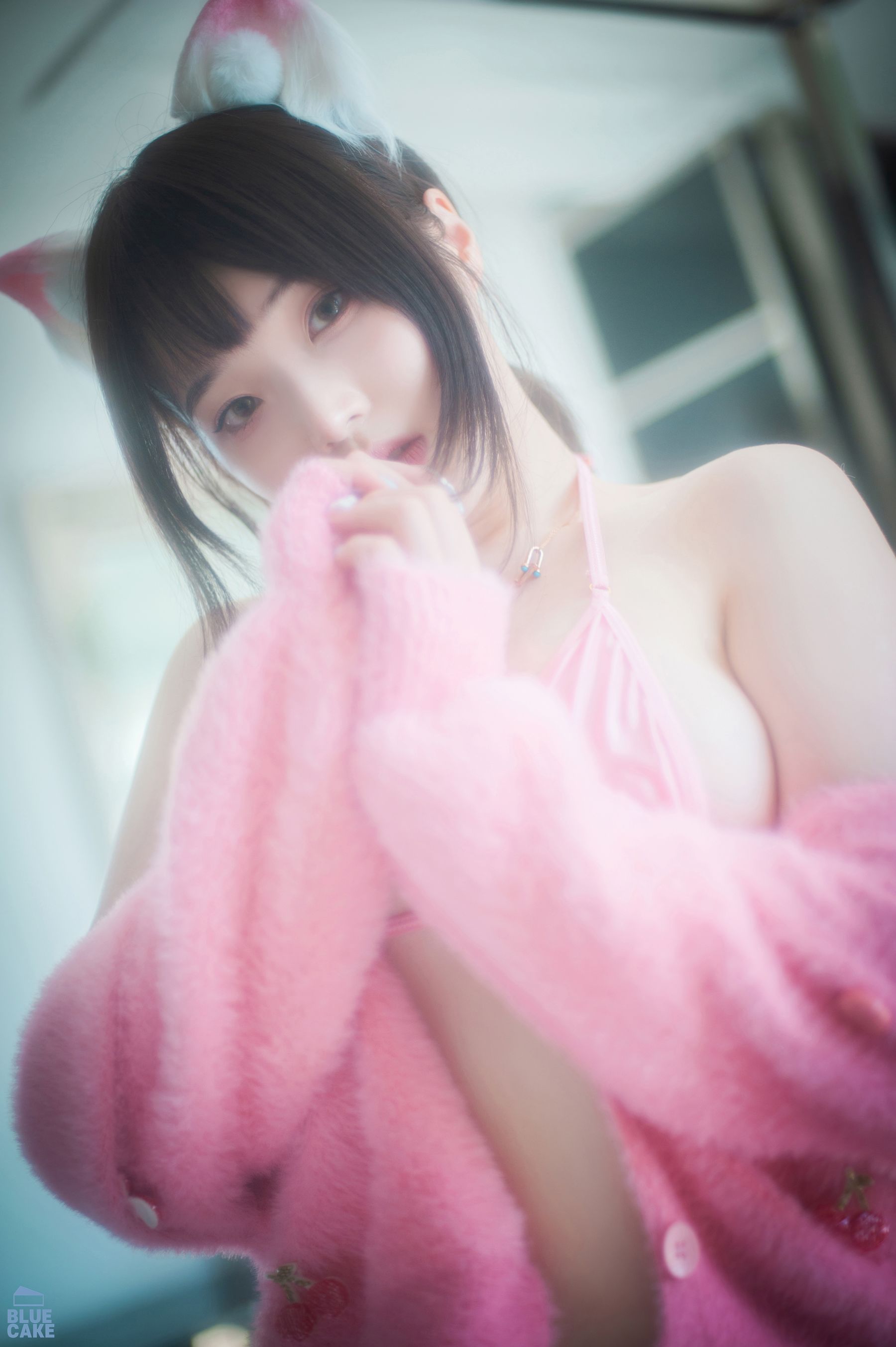 [BLUECAKE]  Bambi - Naughty Cats Pink & Mint/(168P)