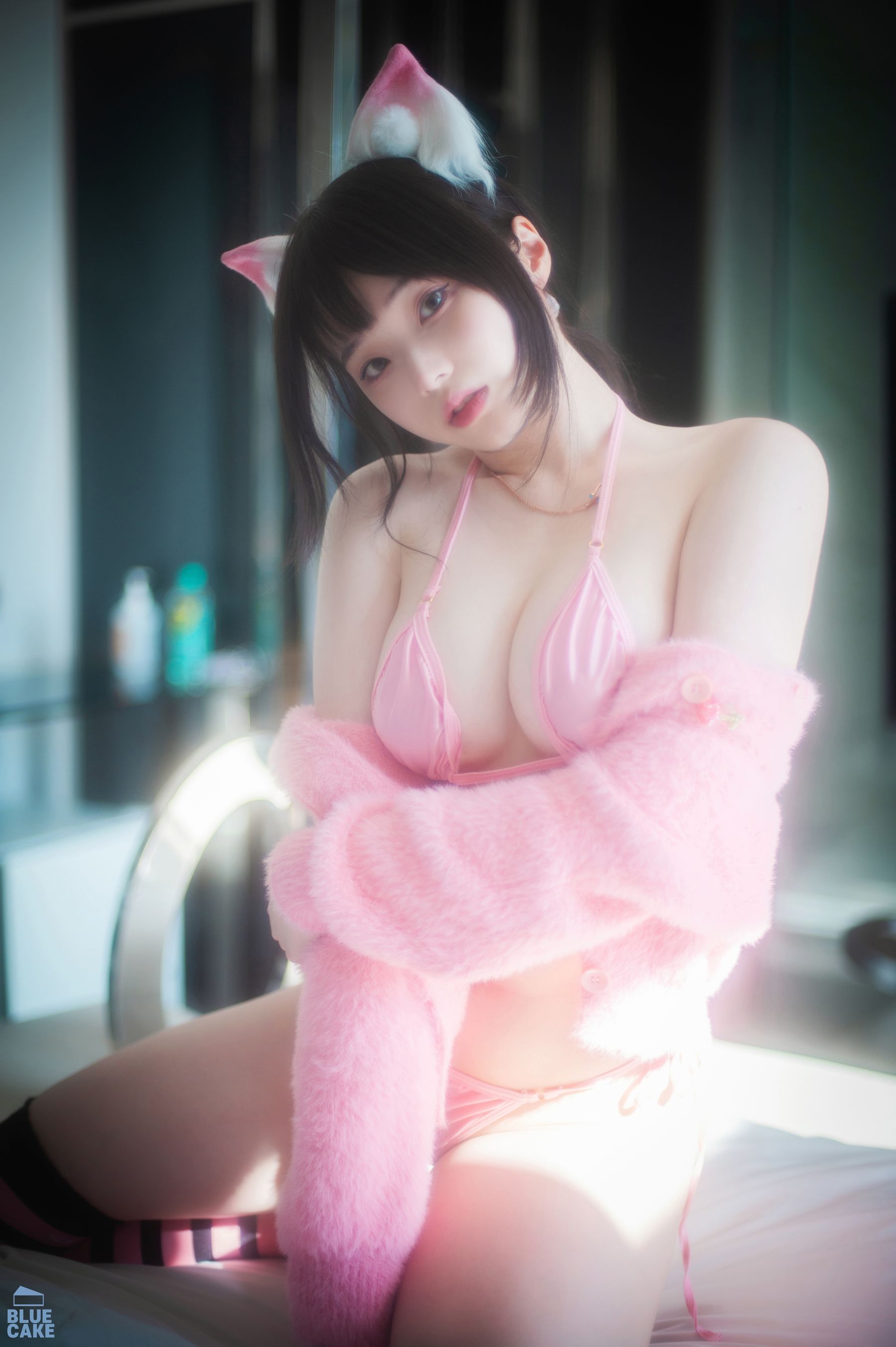 [BLUECAKE]  Bambi - Naughty Cats Pink & Mint/(168P)