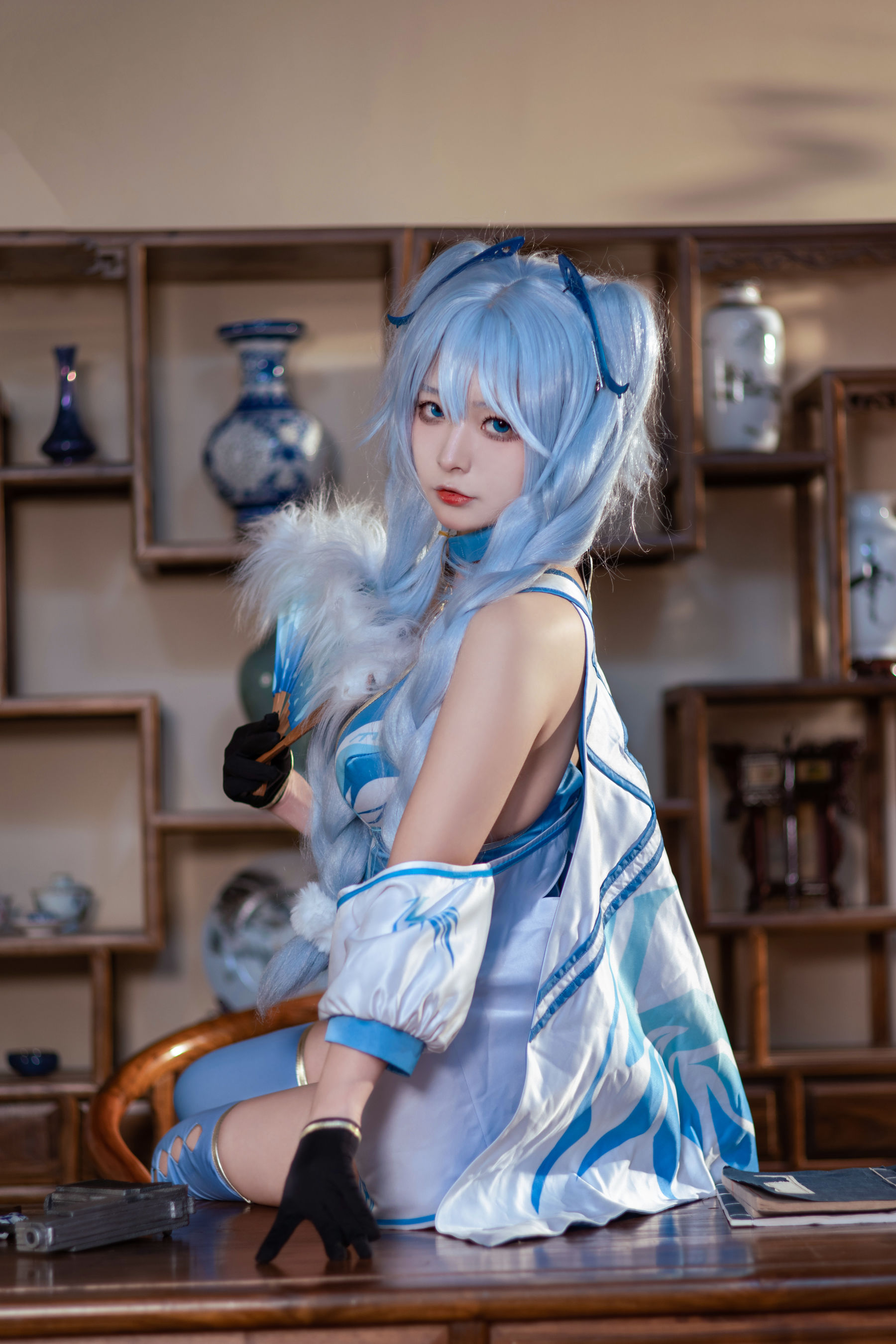 [福利COS] yuuhui玉汇 - PA-15 翠雀媚/(31P)