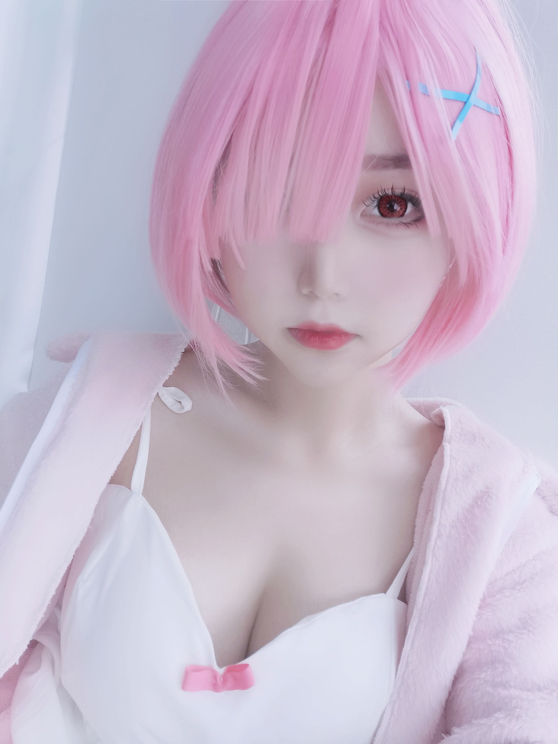 [福利COS] eloise软软 - 拉姆睡衣/(80P)