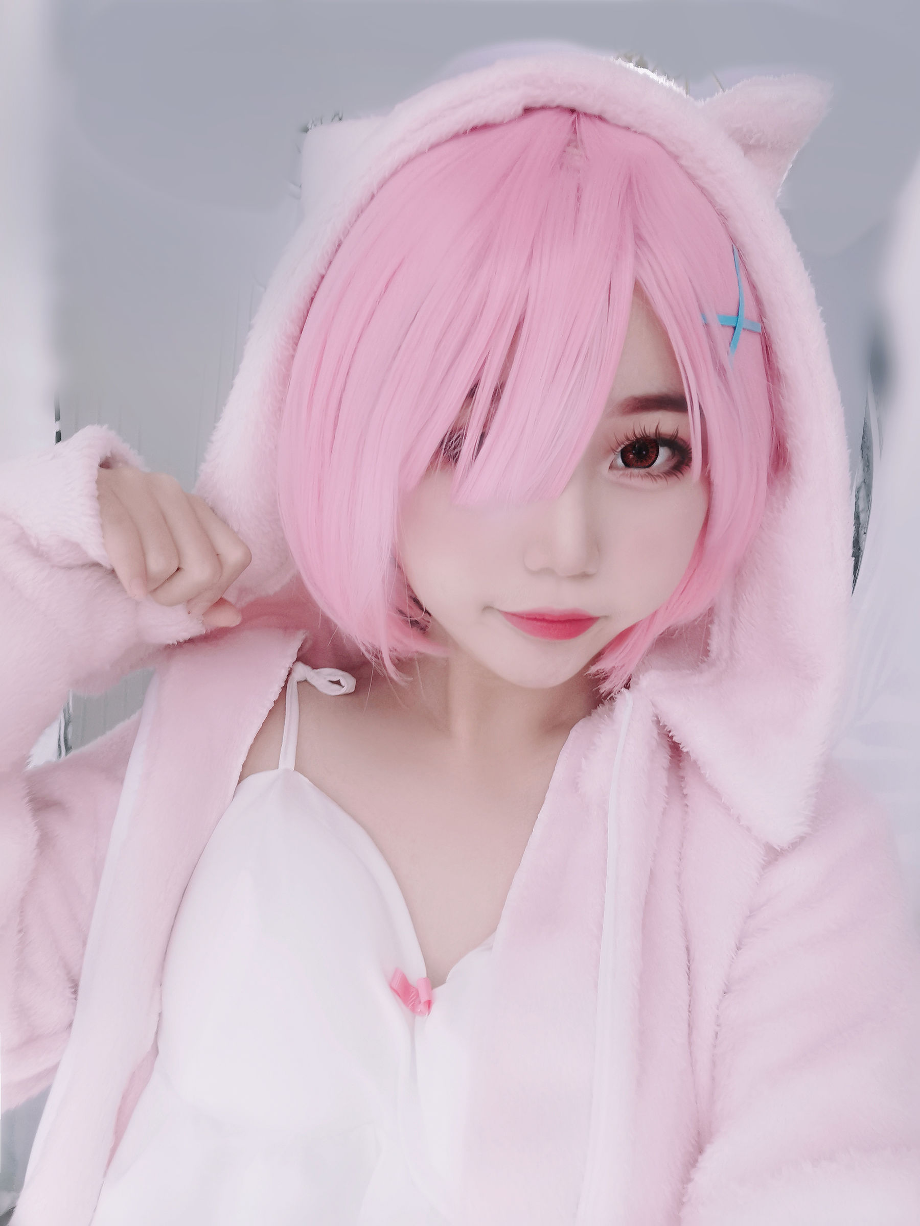 [福利COS] eloise软软 - 拉姆睡衣/(80P)