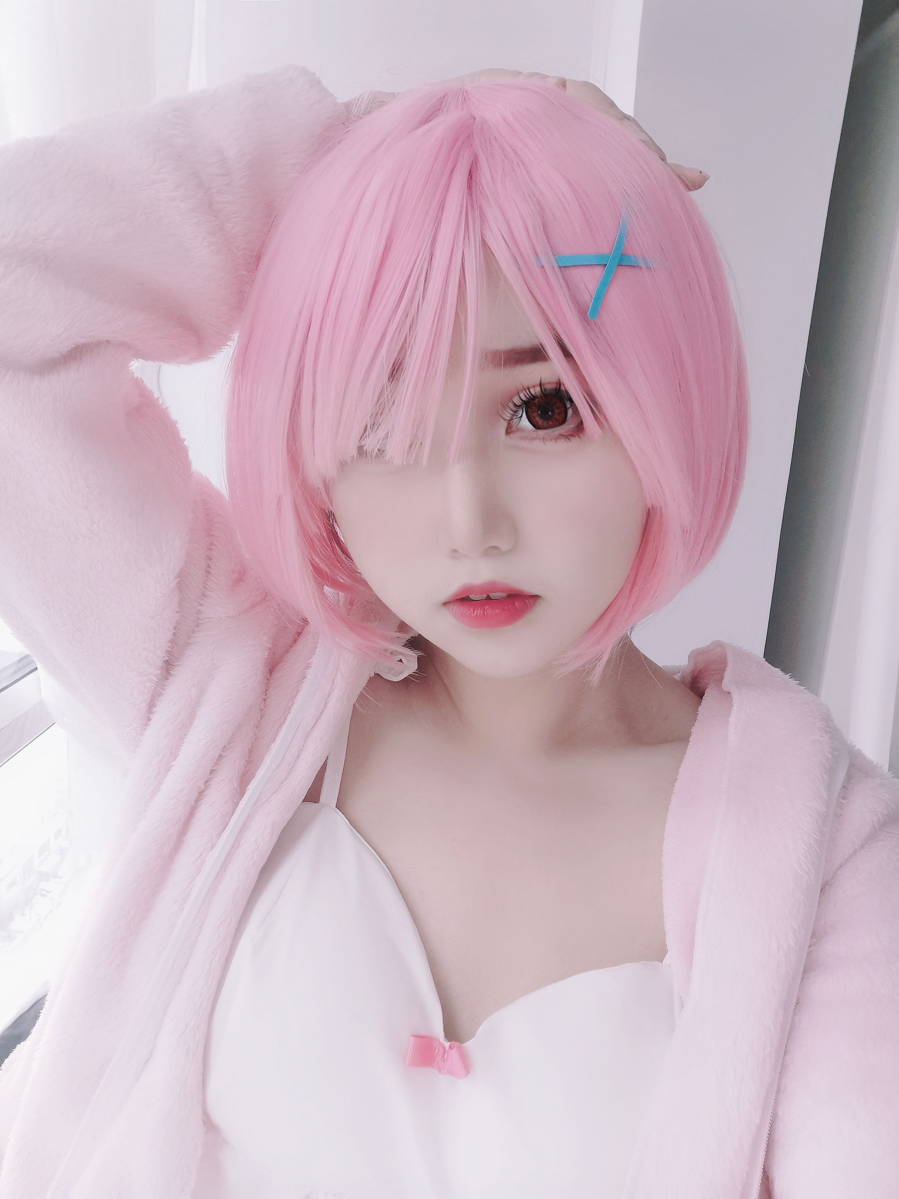 [福利COS] eloise软软 - 拉姆睡衣/(80P)