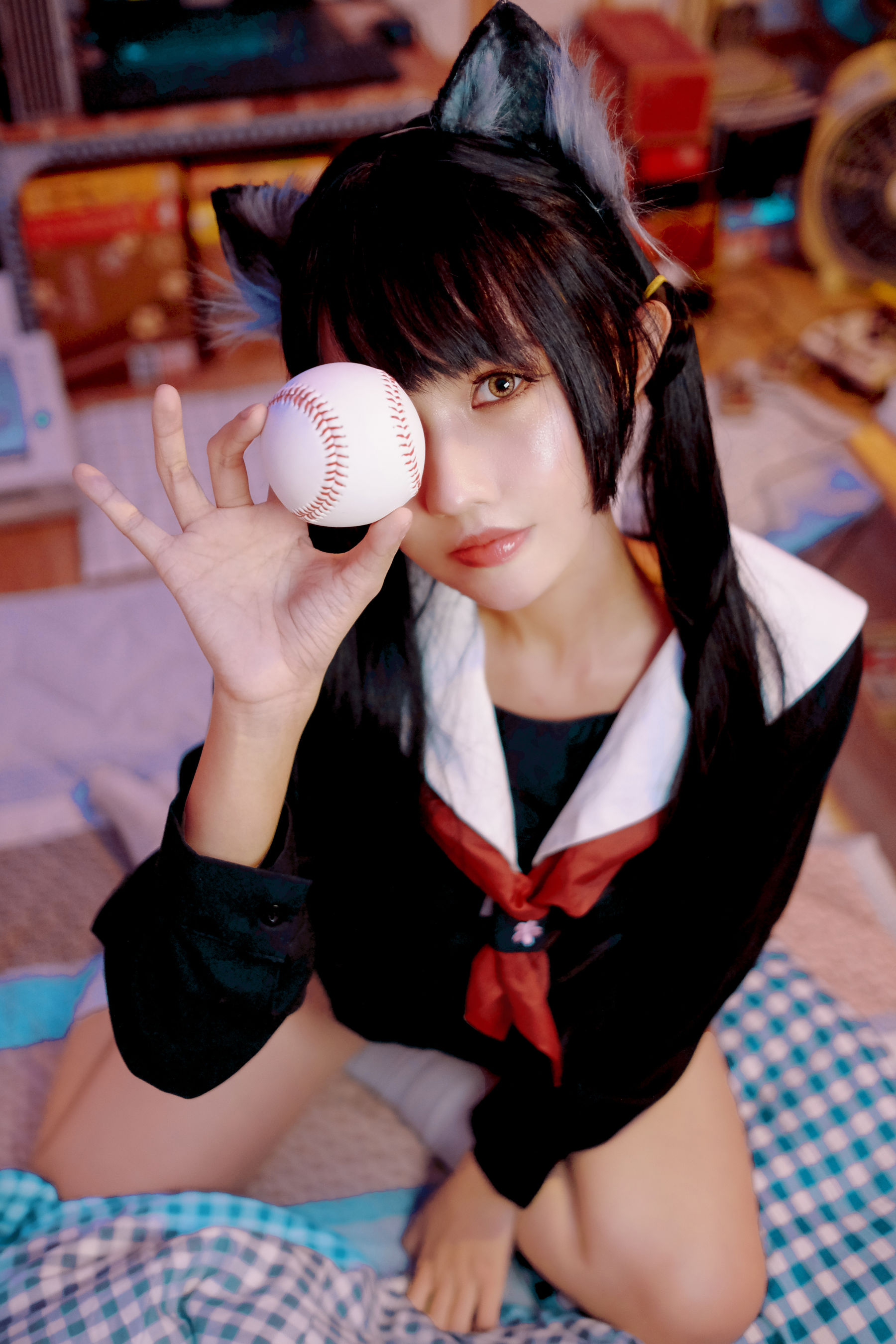 [福利COS] PingPing - Kuroneko黑猫/(31P)