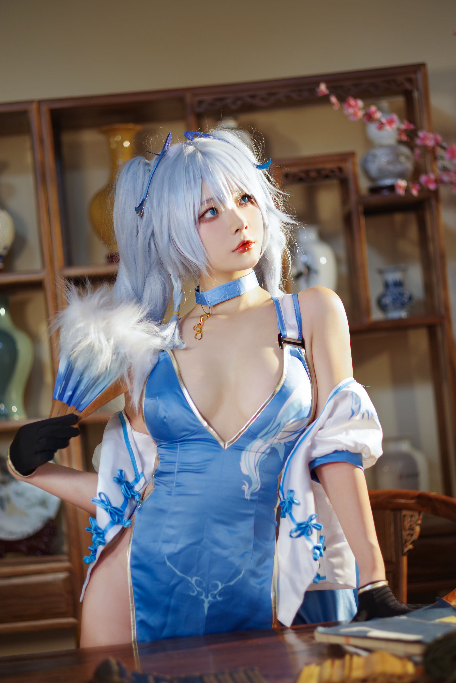 [福利COS] yuuhui玉汇 - PA-15 翠雀媚/(31P)