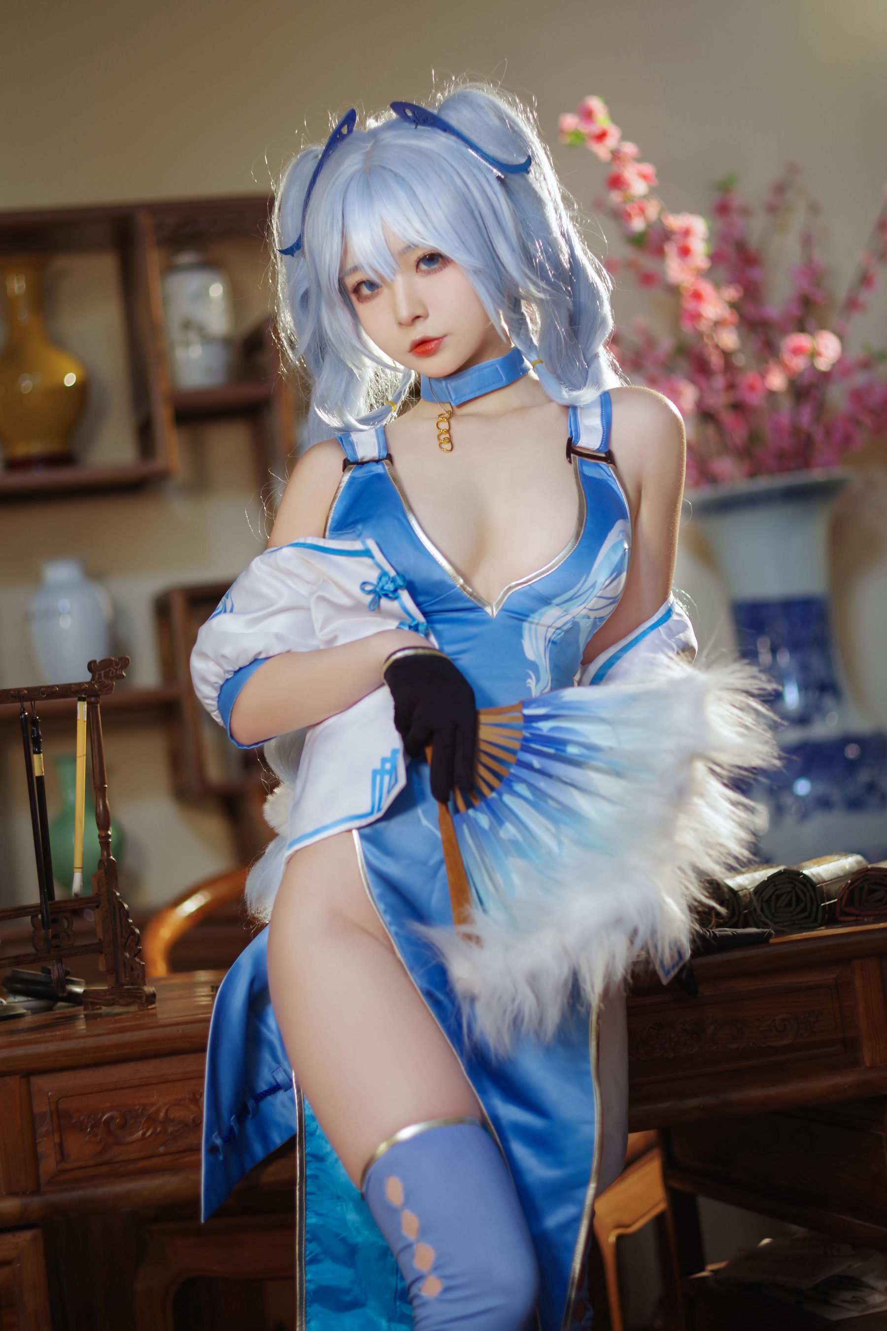 [福利COS] yuuhui玉汇 - PA-15 翠雀媚/(31P)