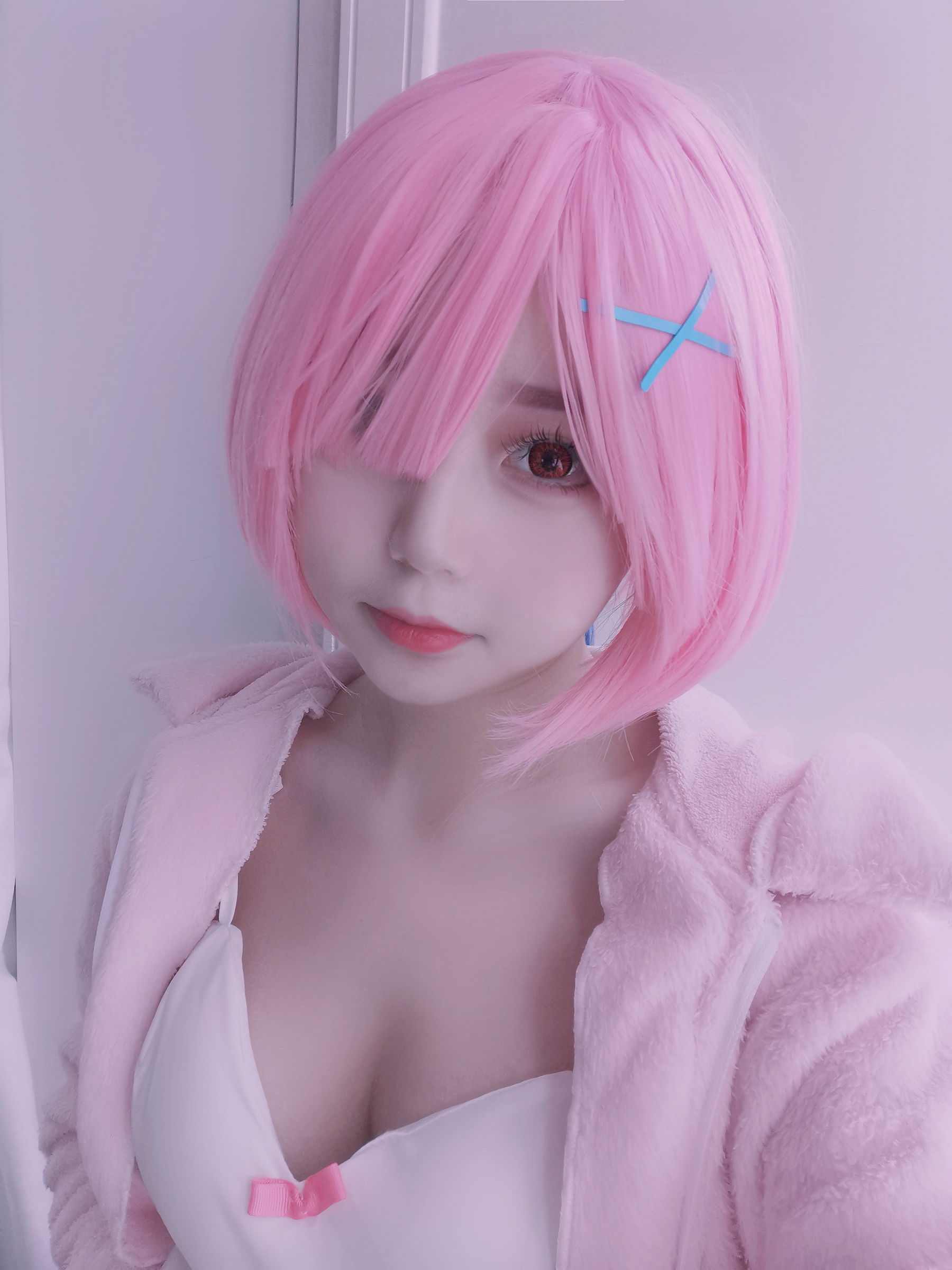 [福利COS] eloise软软 - 拉姆睡衣/(80P)