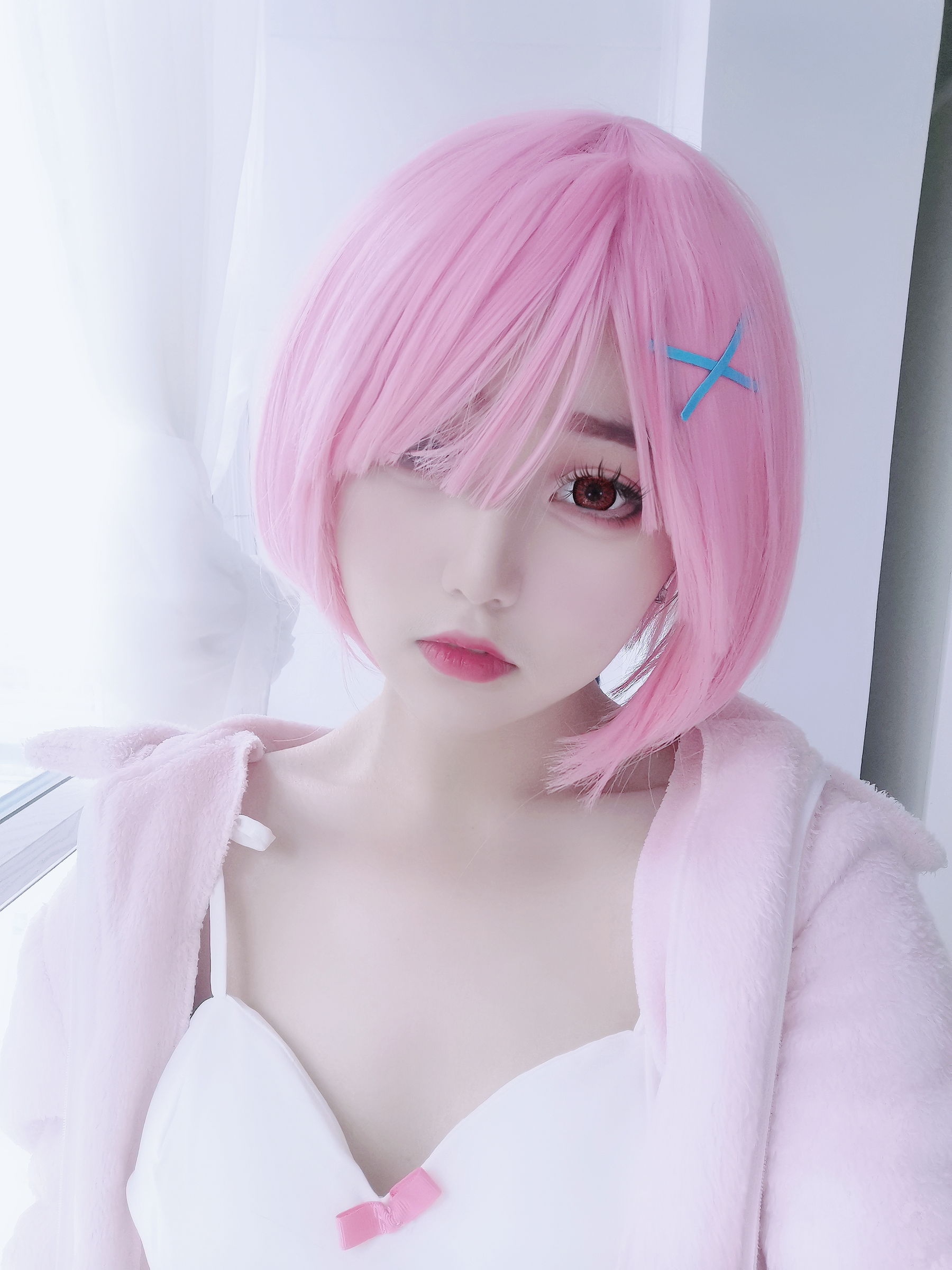 [福利COS] eloise软软 - 拉姆睡衣/(80P)