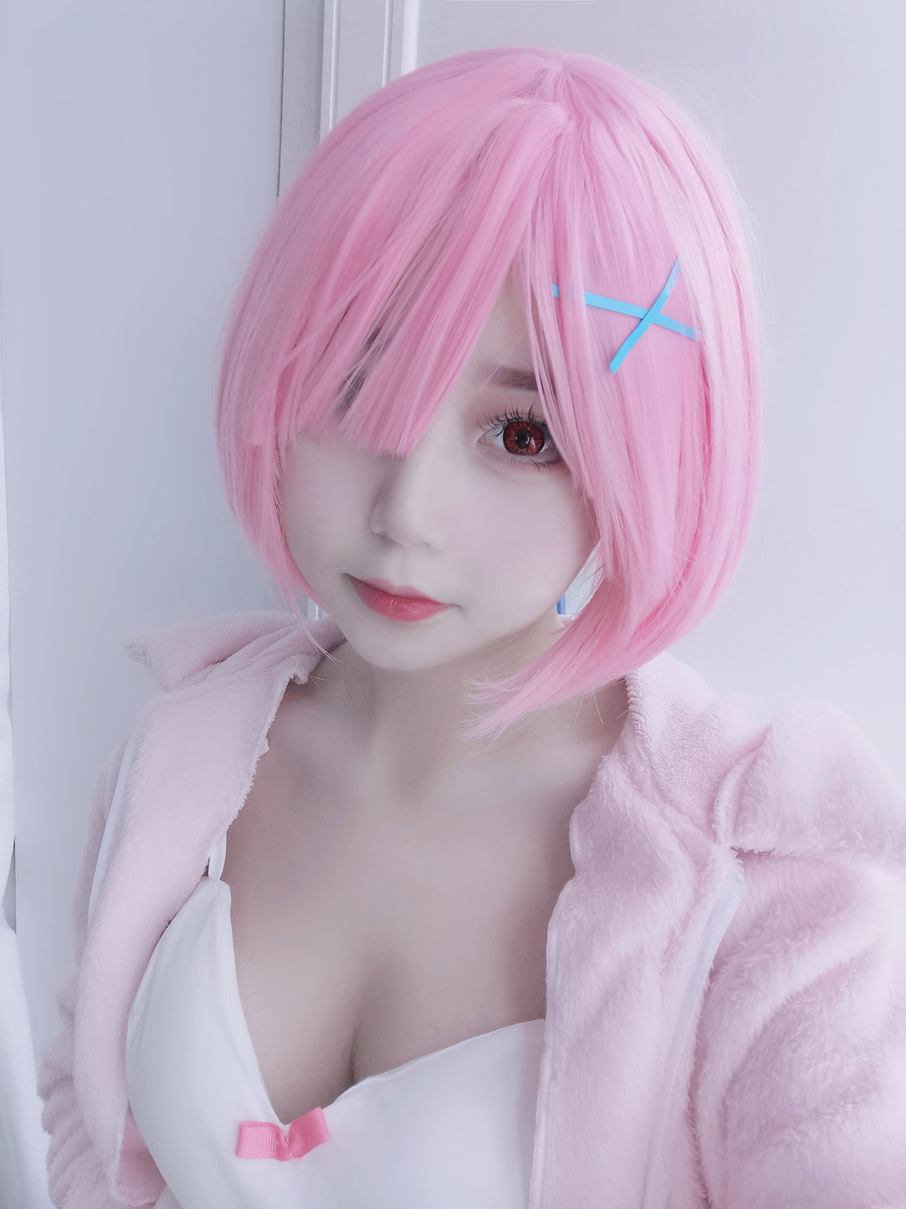 [福利COS] eloise软软 - 拉姆睡衣/(80P)